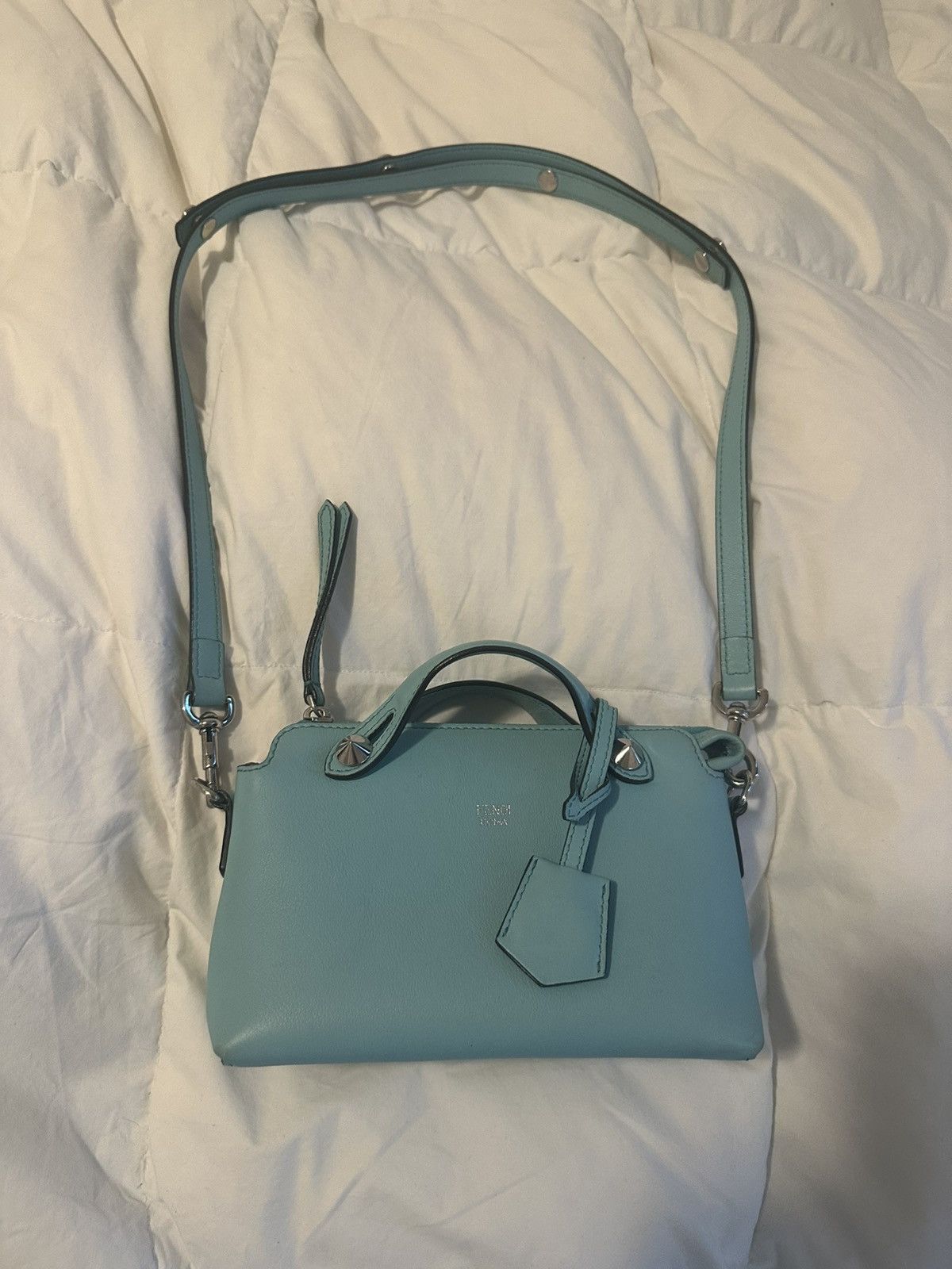 Fendi Fendi turquoise/tiffany blue by the way bag mini Size ONE SIZE - 1 Thumbnail
