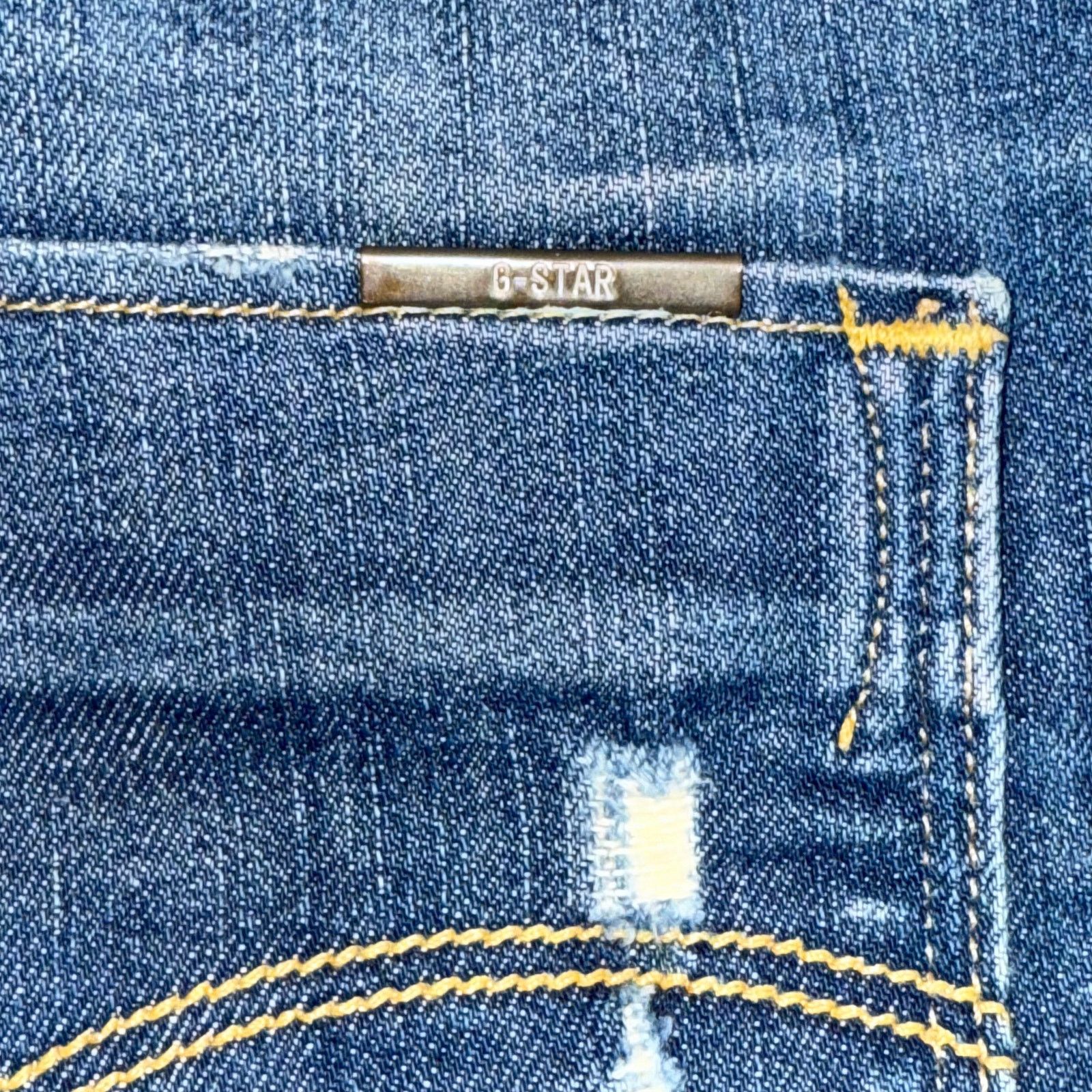 G-Star G-Star RAW Arc Mini Skirt Women’s 29 Distressed Denim Y2K Size 29" - 14 Thumbnail