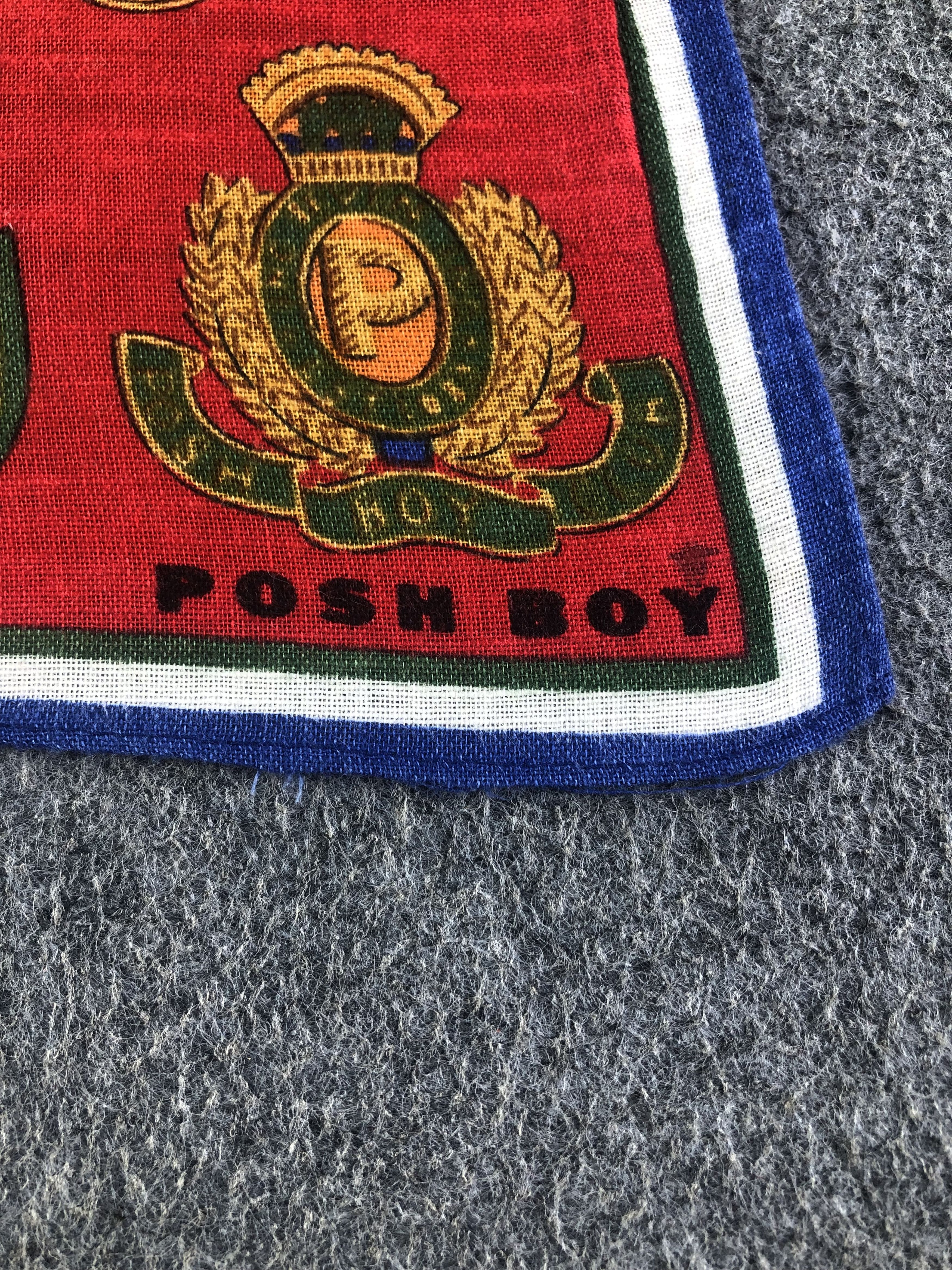 Japanese Brand Posh Boy Handkerchief / Bandana / Neckerchief C455 Size ONE SIZE - 5 Thumbnail