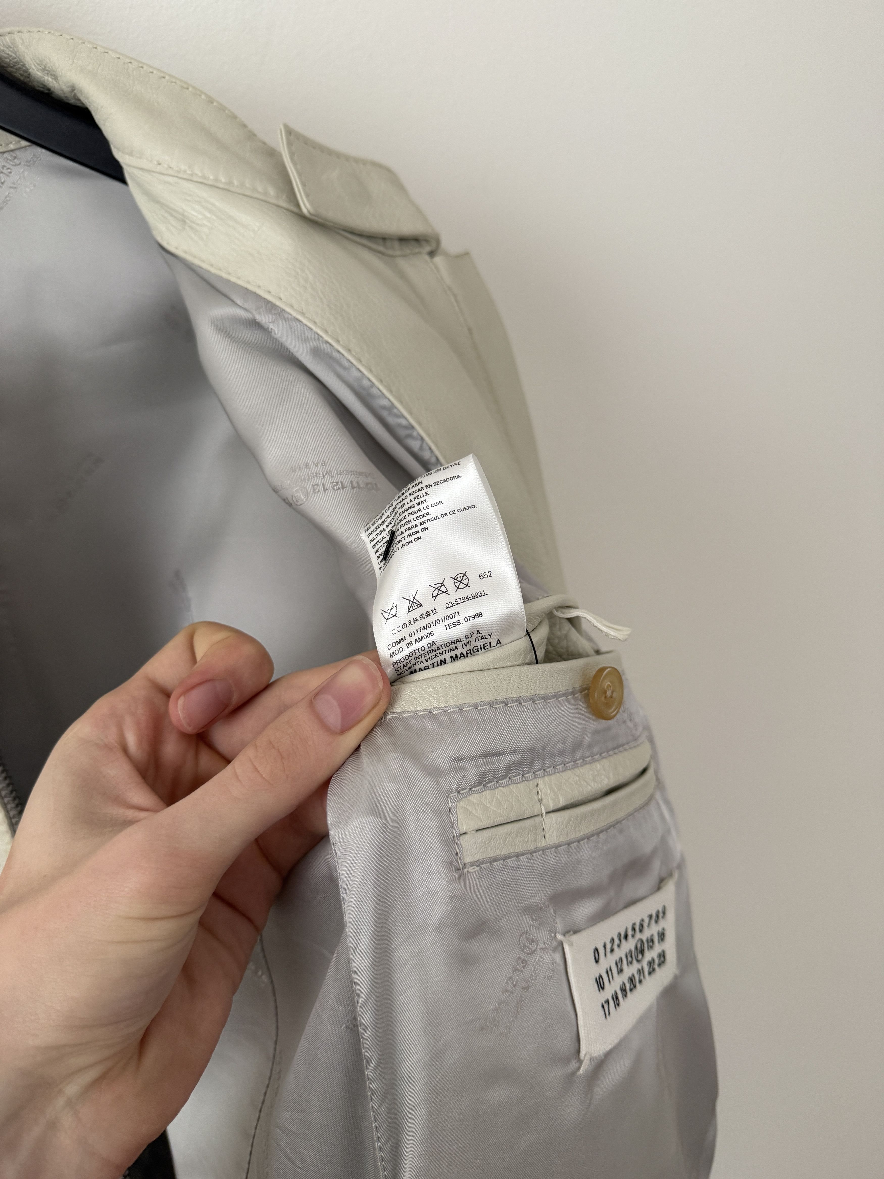 5 Zip Leather Moto Jacket