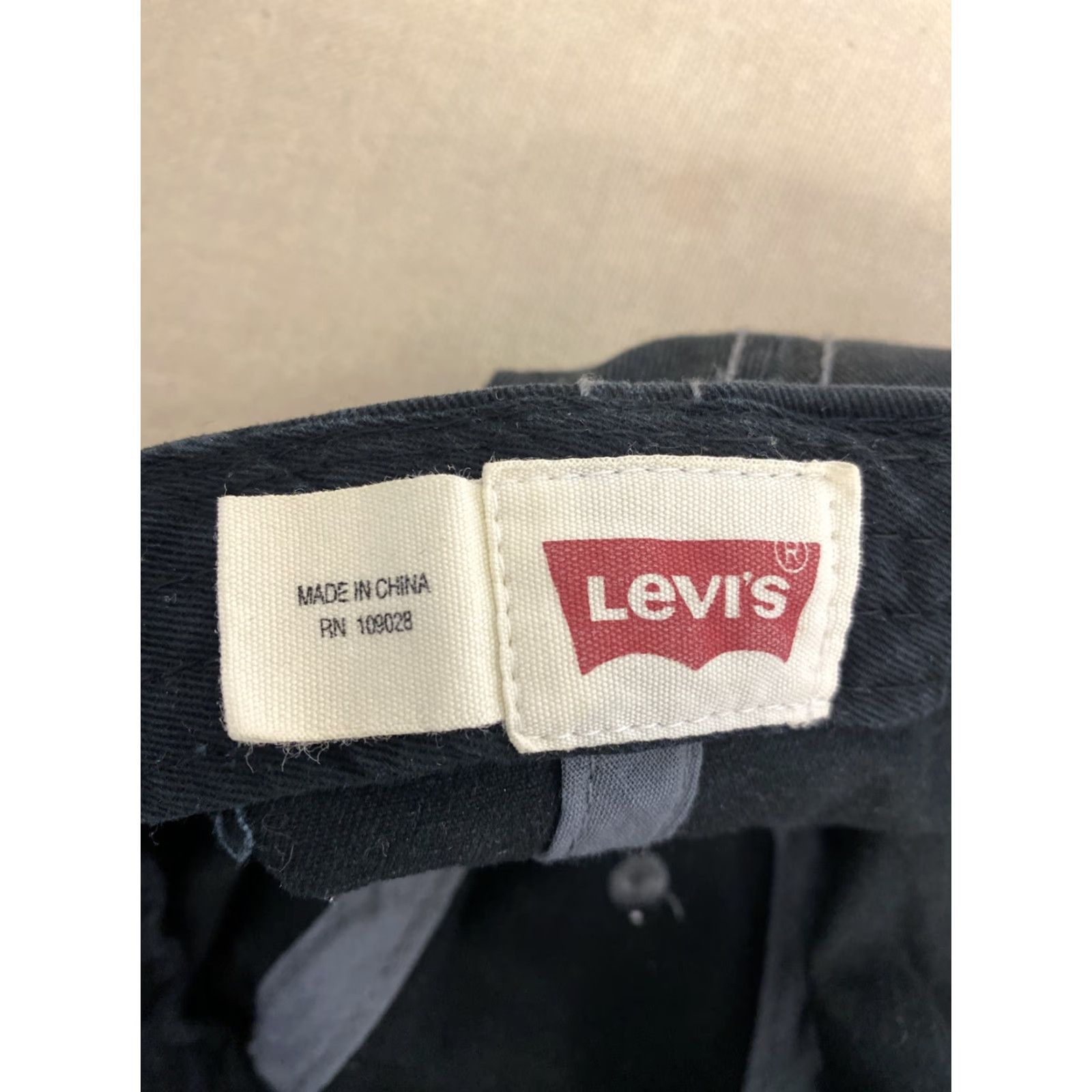 Levi's Levi's Baseball Cap Snapback Adjustable Black Casual Mens Size ONE SIZE - 5 Thumbnail