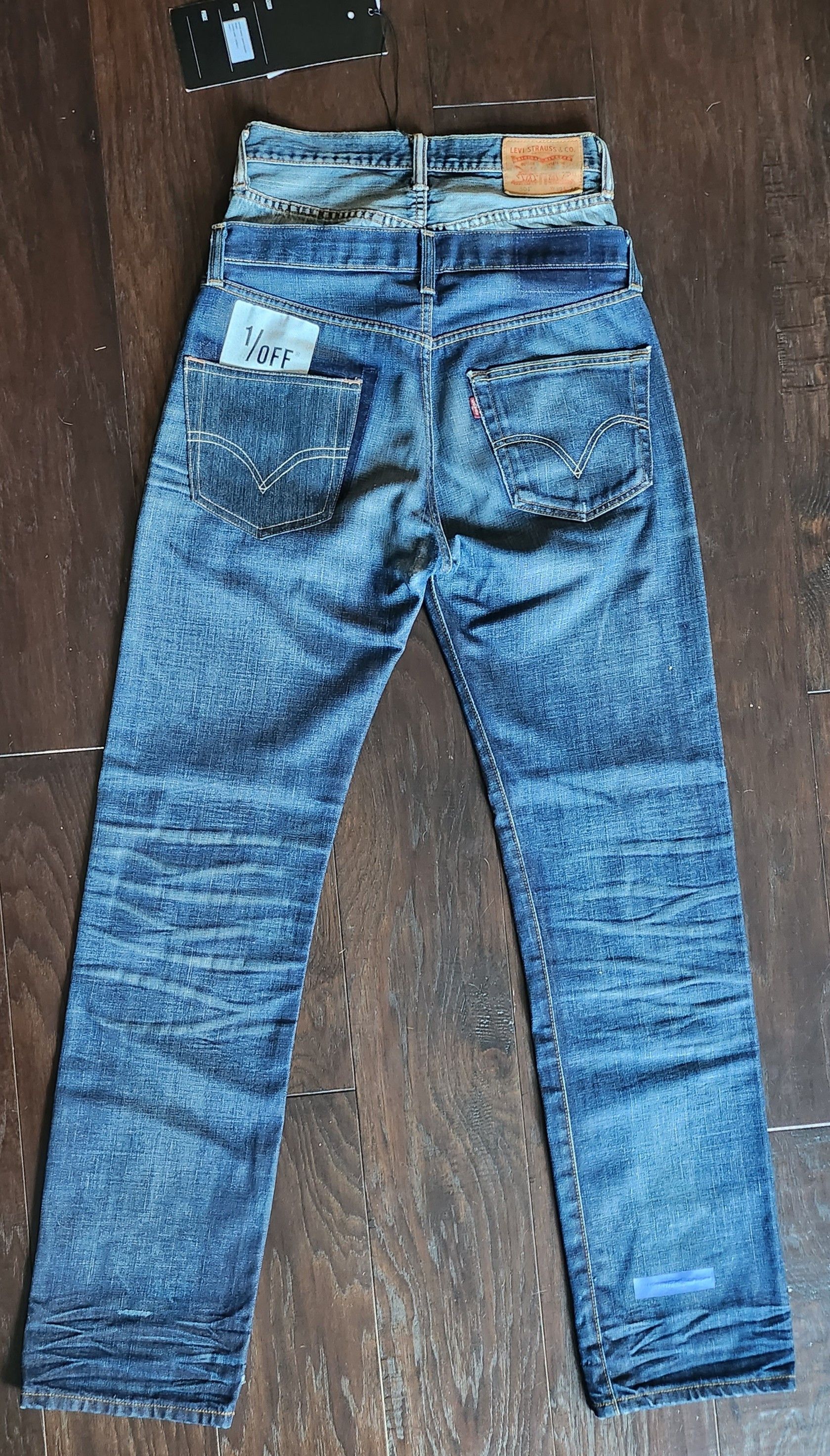 Designer × Levi's 1/OFF Paris(re)made Reworked Double Waisted Levi 501 Size US 30 / EU 46 - 2 Thumbnail