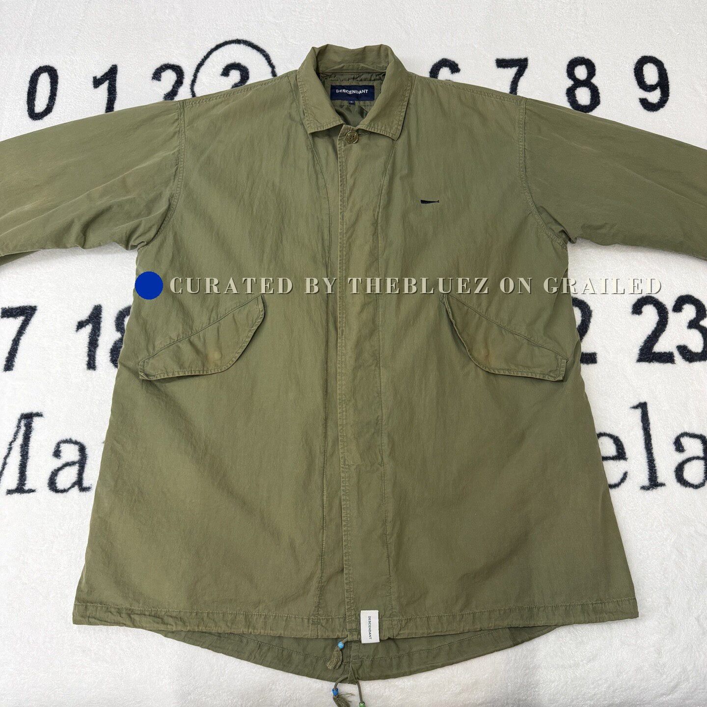 Descendant DESCENDANT Cotton Padded Washed Green Jacket Size US L / EU 52-54 / 3 - 1 Thumbnail