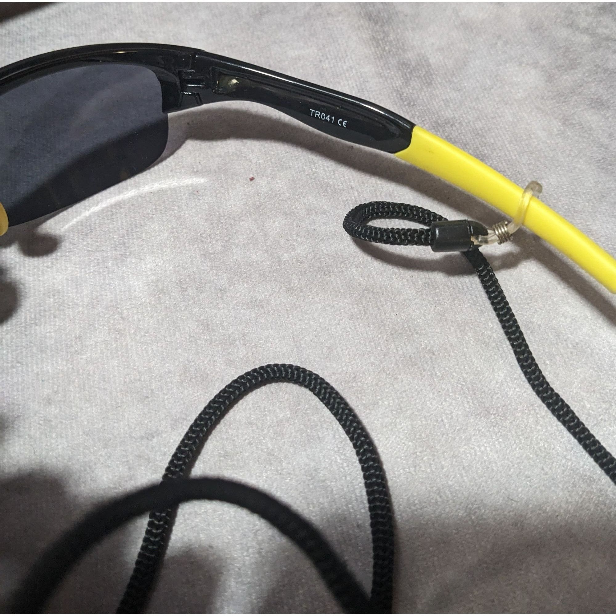 Other Torege Sports Black And Yellow Sunglasses With Cord Size ONE SIZE - 5 Thumbnail