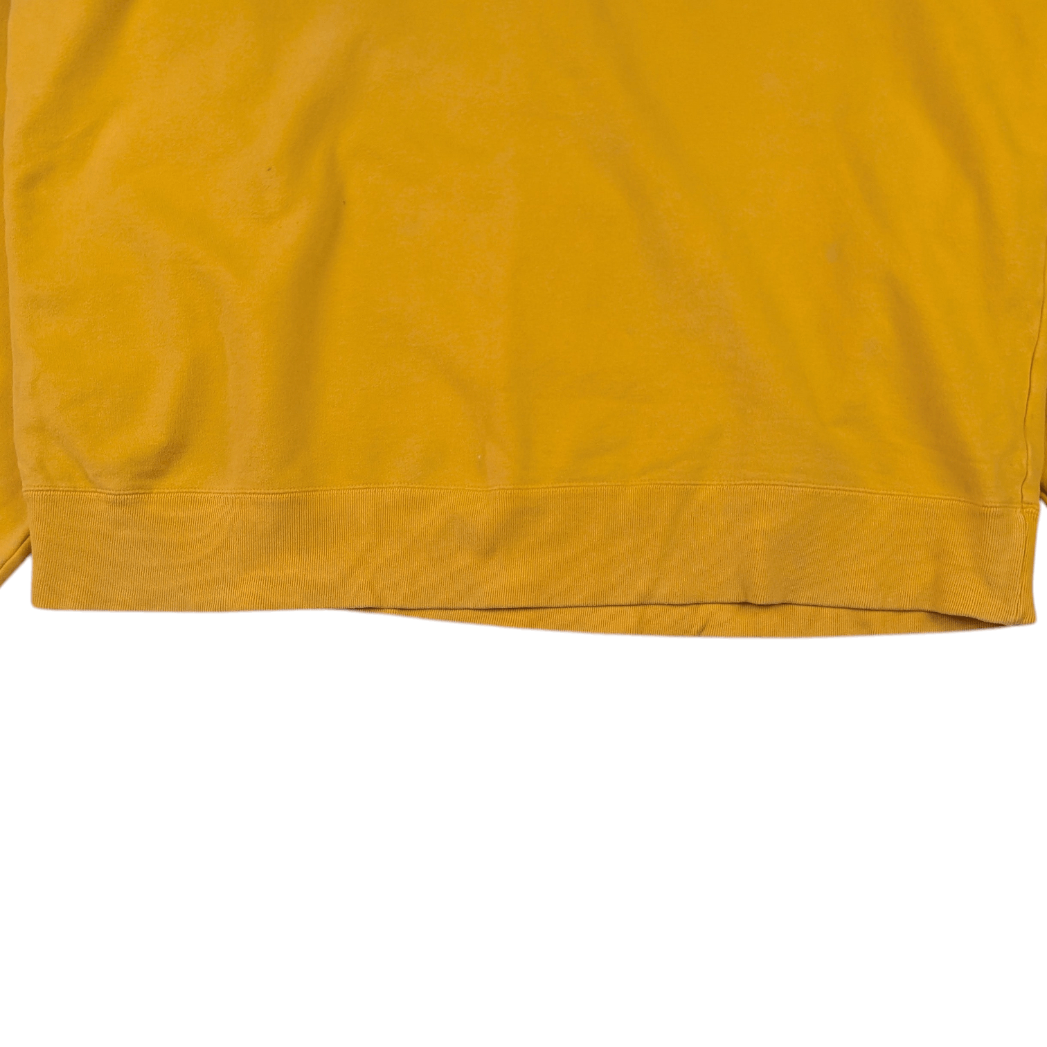 Japanese Brand Vintage 90's UNIQLO Yellow Plain Sweatshirts Jumper Size US XL / EU 56 / 4 - 6 Thumbnail