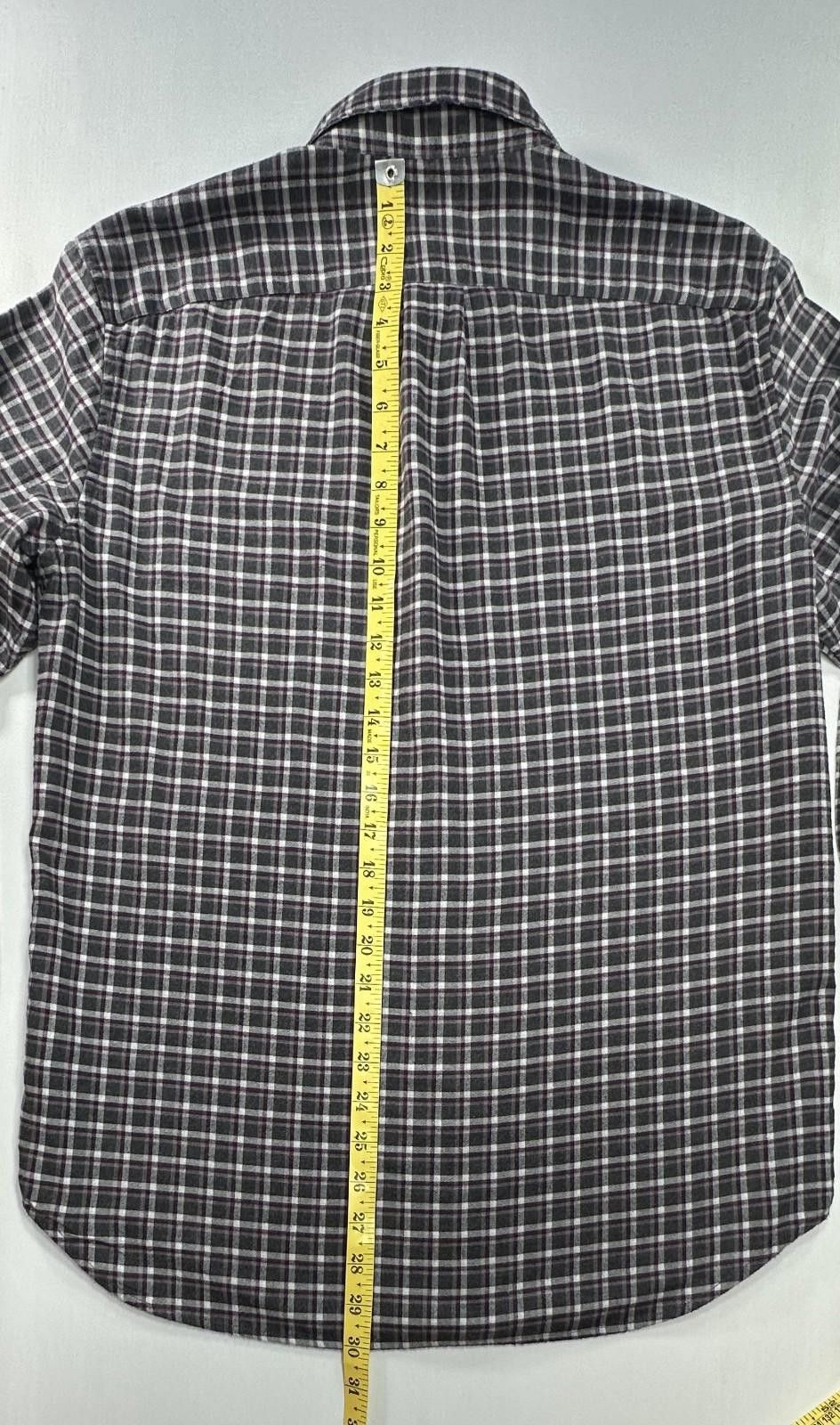 J.Crew J Crew 100% Cotton Plaid Oxford Button Up Red/Gray Mens M Size US M / EU 48-50 / 2 - 3 Thumbnail