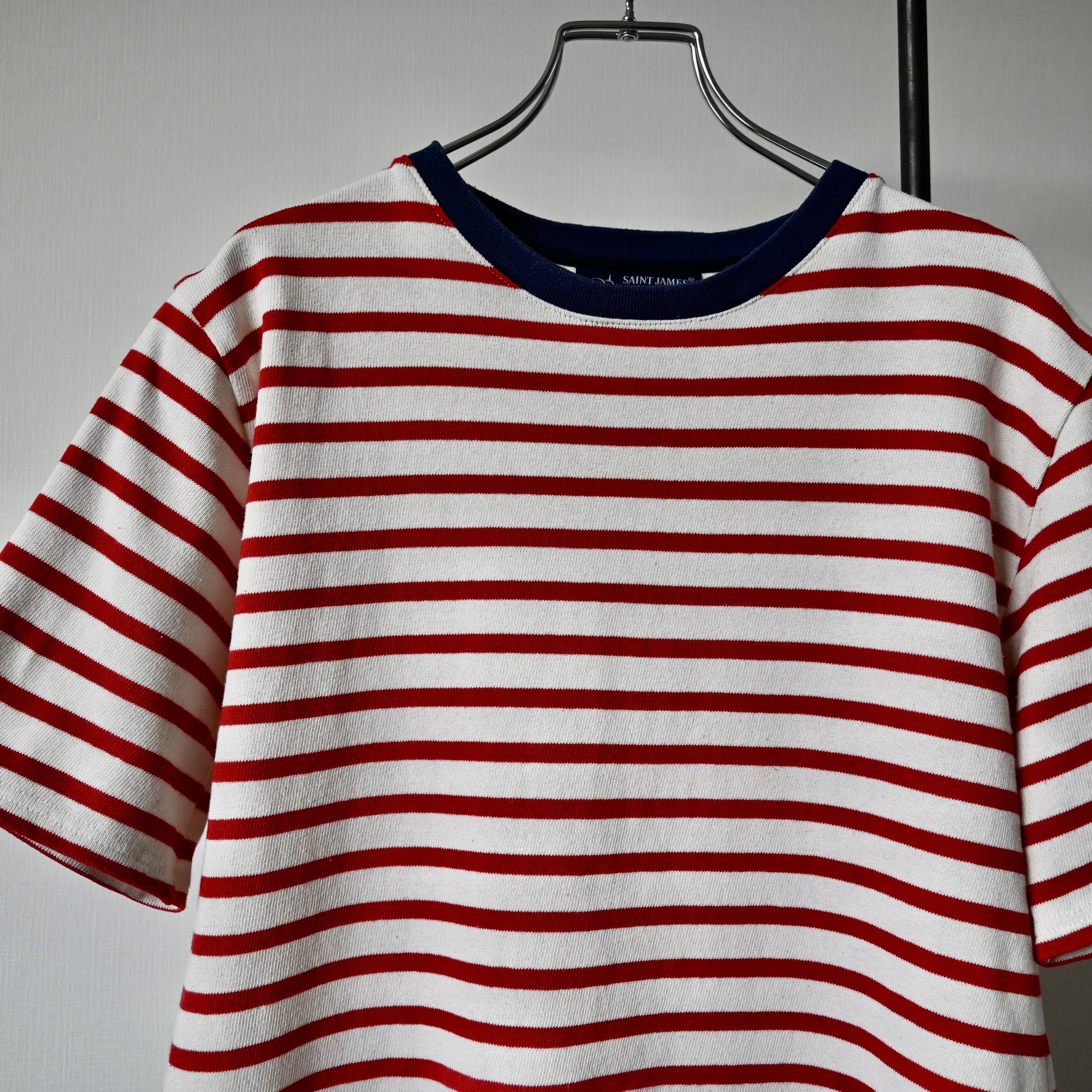 Saint James SAINT JAMES heavyweight ringer crewneck breton shirt, 3.5 Size US S / EU 44-46 / 1 - 6 Thumbnail