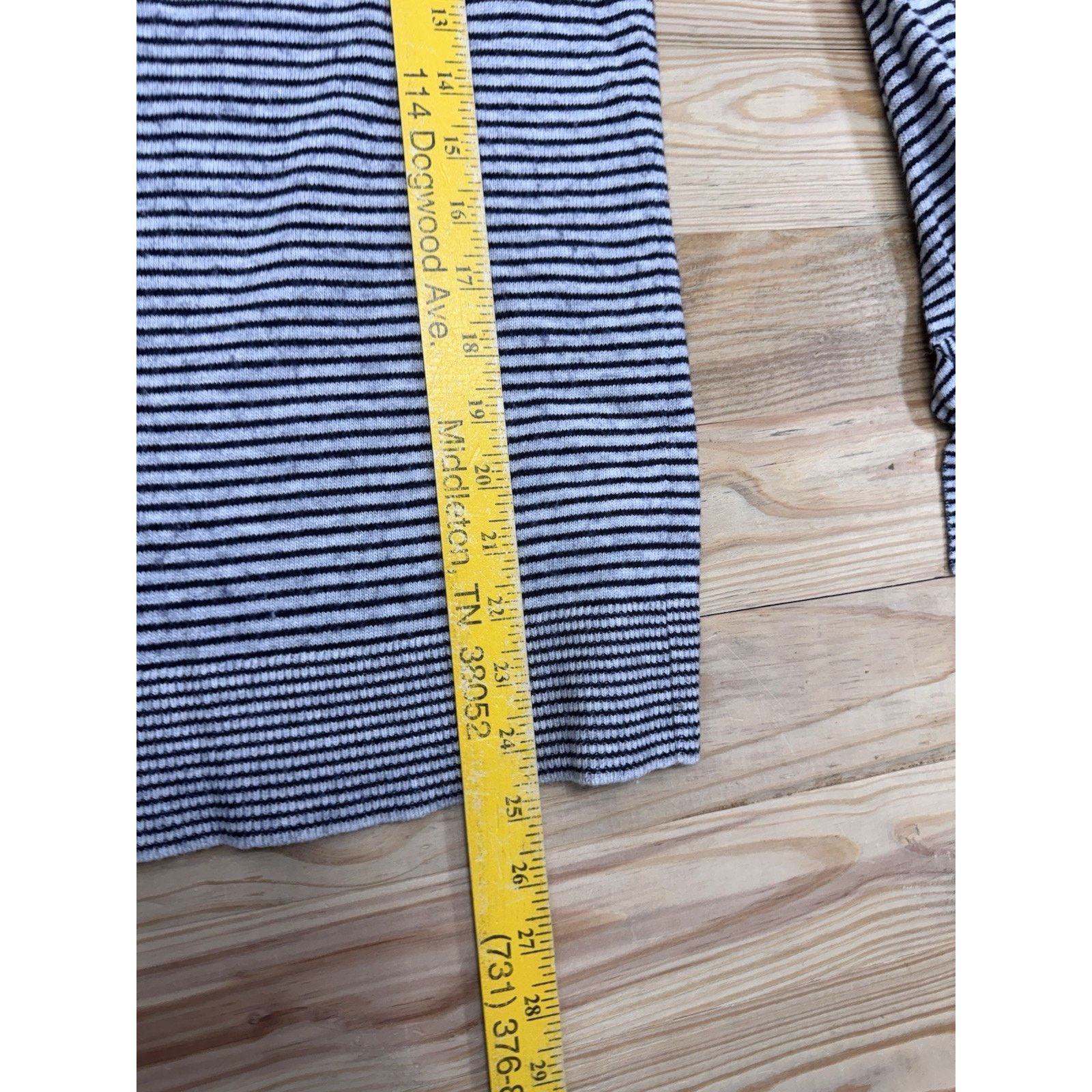 Ann Taylor Ann Taylor LOFT Striped Sweater Womens Size S Gray Black Size S / US 4 / IT 40 - 5 Thumbnail