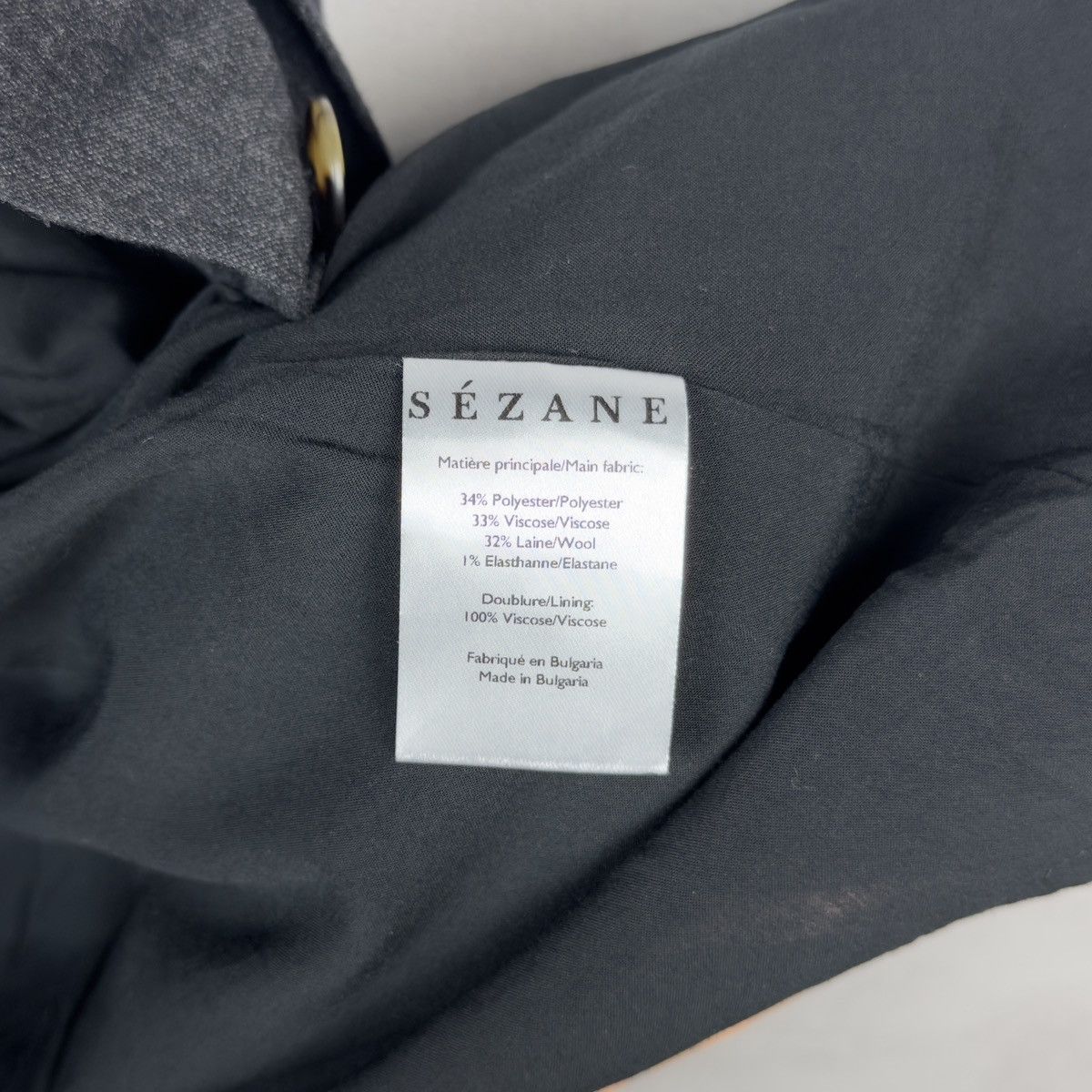 Sezane Sezane Mid-Length Wool Viscose Poly Belted Skirt Size 40 Size 28" / US 6 / IT 42 - 11 Thumbnail