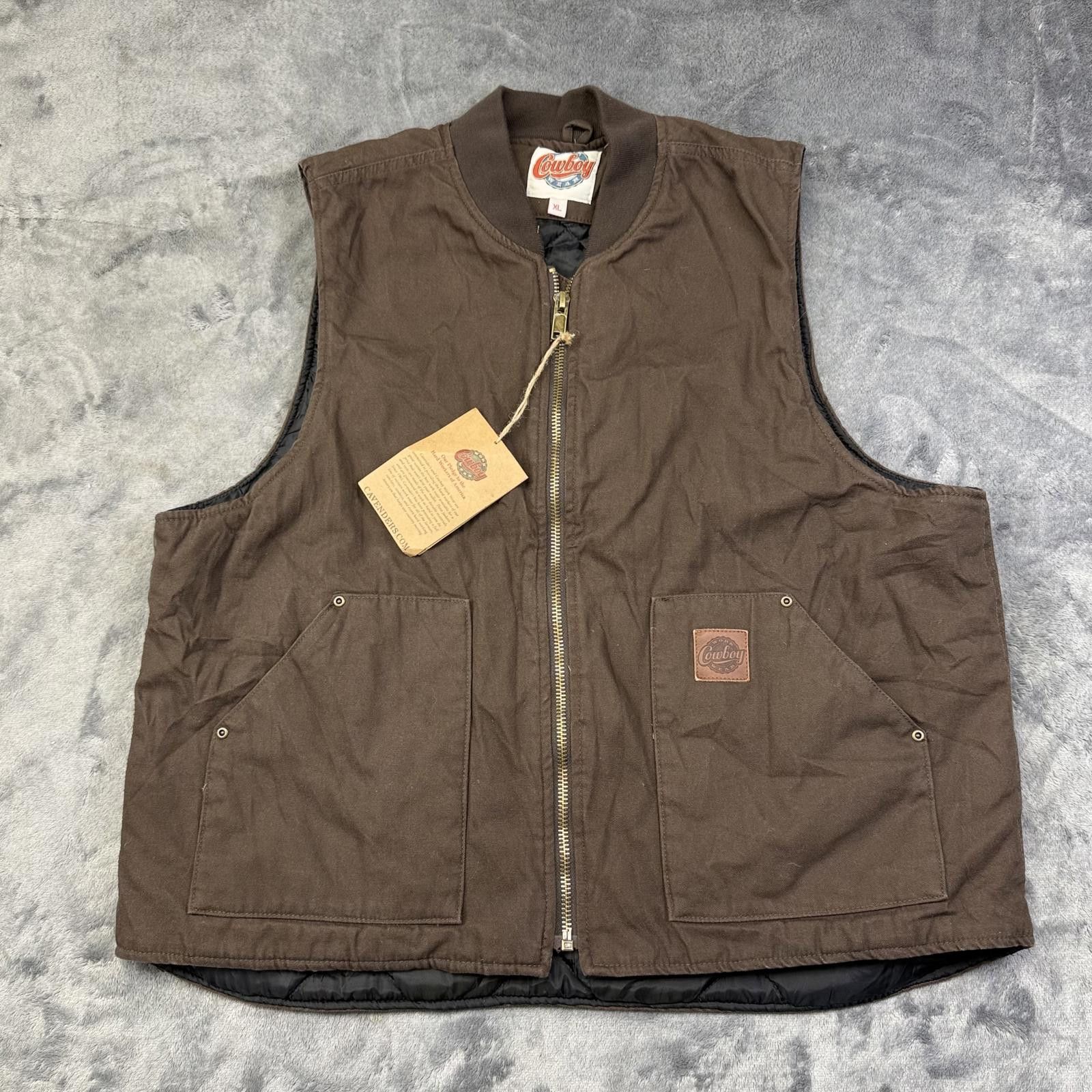 Cowboy Equipment Cowboy Wear Men’s Brown Duck Canvas Jacket Size US XXL / EU 58 / 5 - 1 Thumbnail