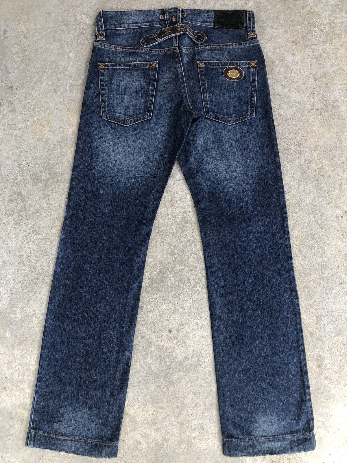 Dolce & Gabbana Rare Dolce & Gabbana Embroidered Distressed Jeans Size US 32 / EU 48 - 2 Thumbnail