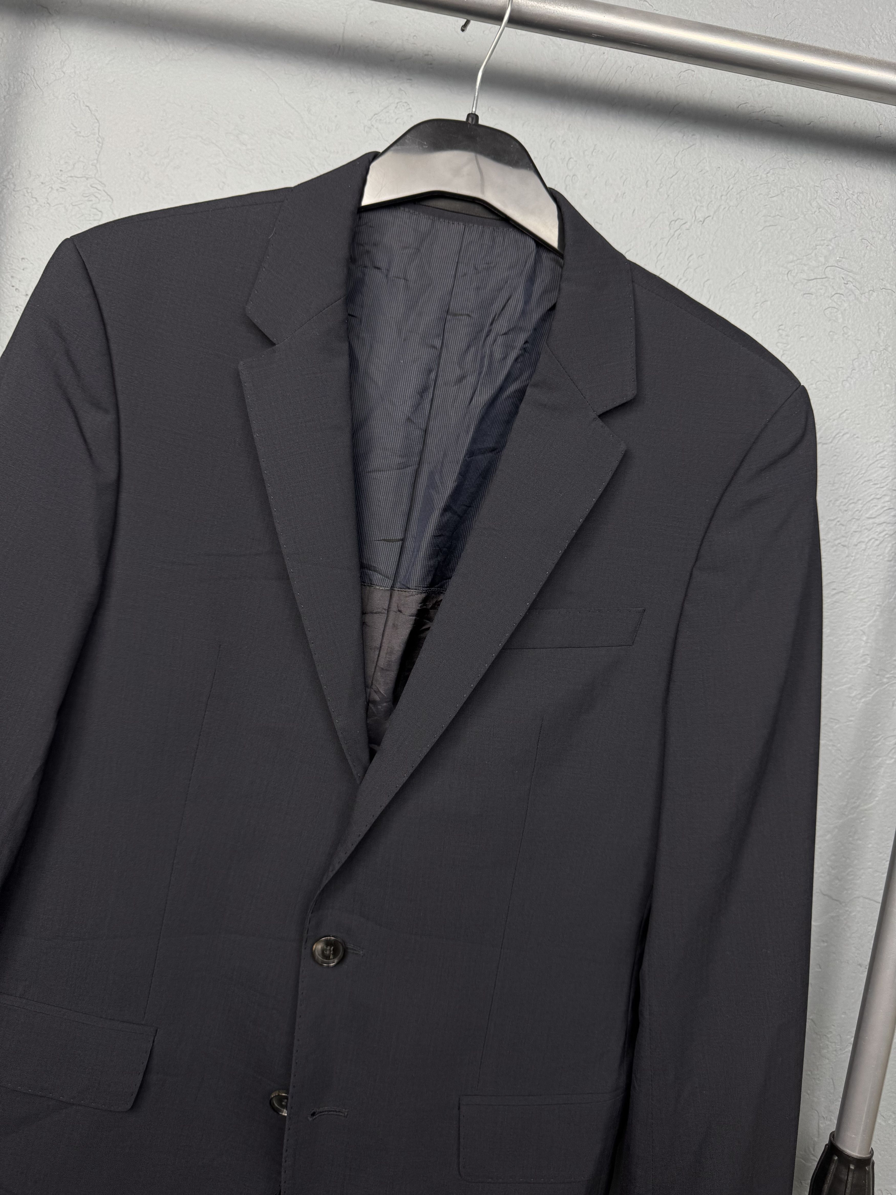 Hugo Boss Hugo Boss Vintage Mens Wool Blazer Jacket Blue Size US S / EU 44-46 / 1 - 2 Thumbnail