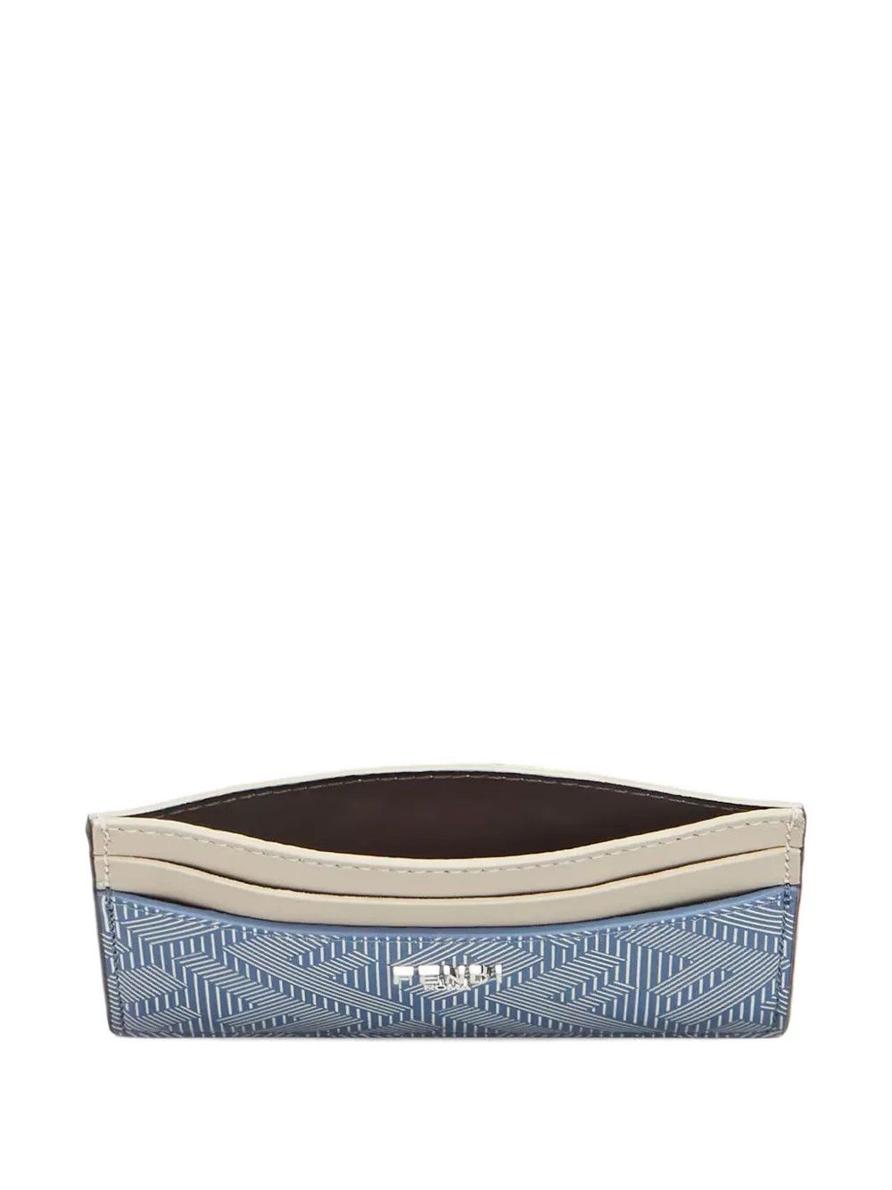 Fendi o1s1wg110526 Fendi Shadow Card Holder in Blue Size ONE SIZE - 3 Thumbnail