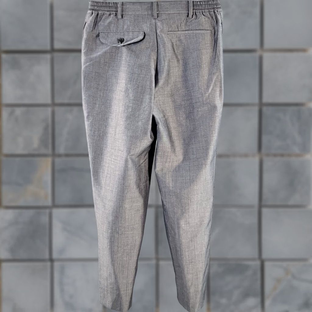 Vintage COMME des GARCONS HOMME DEUX Size M Grey Charcoal Mohair Wool Casual Pants Mens Size US 31 - 1 Thumbnail