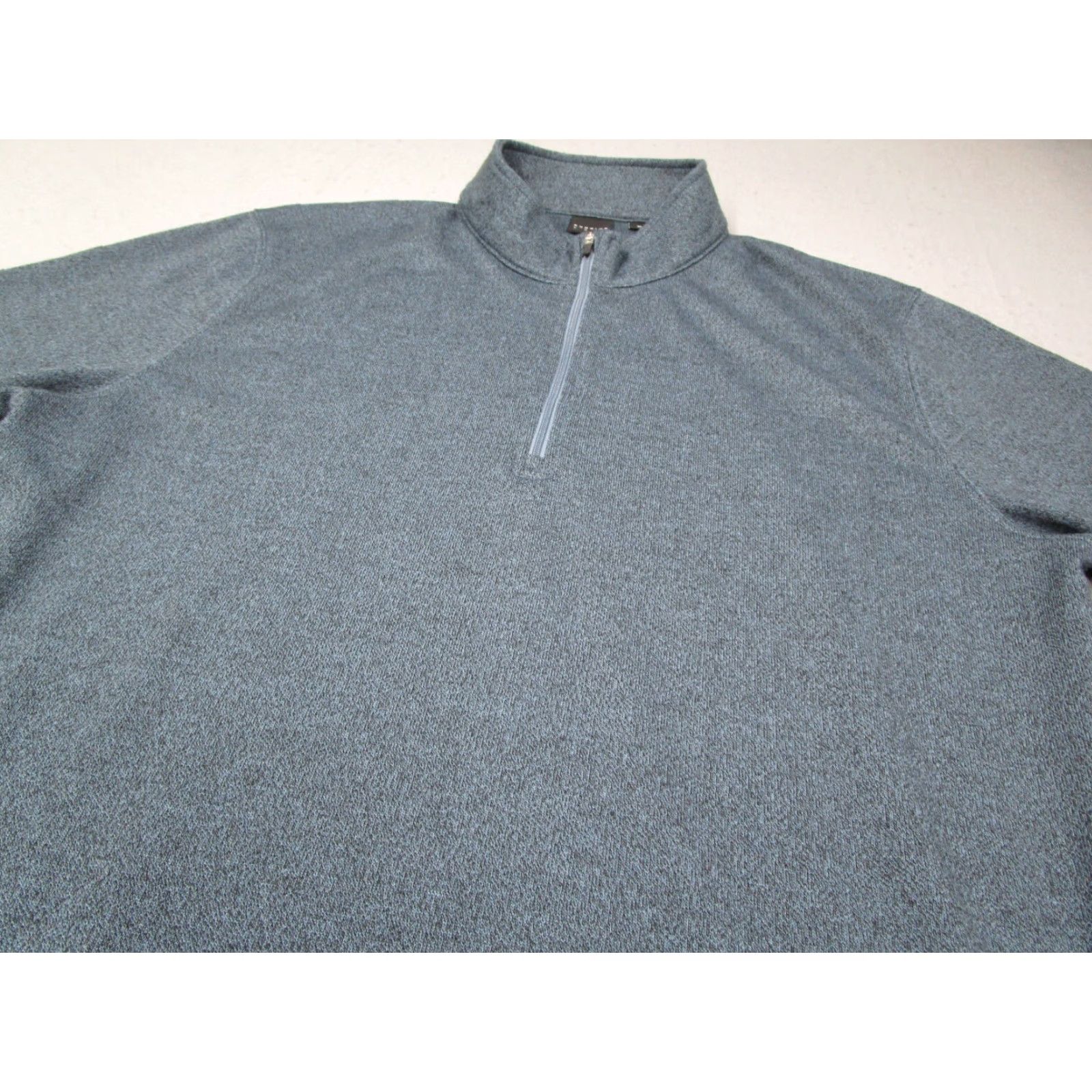Vintage Dunning Mens Blue 1/4 Zip Long Sleeve Pullover Sweater - XL Sports Golf Travel Casual Workwear Shirt Size US XL / EU 56 / 4 - 2 Thumbnail