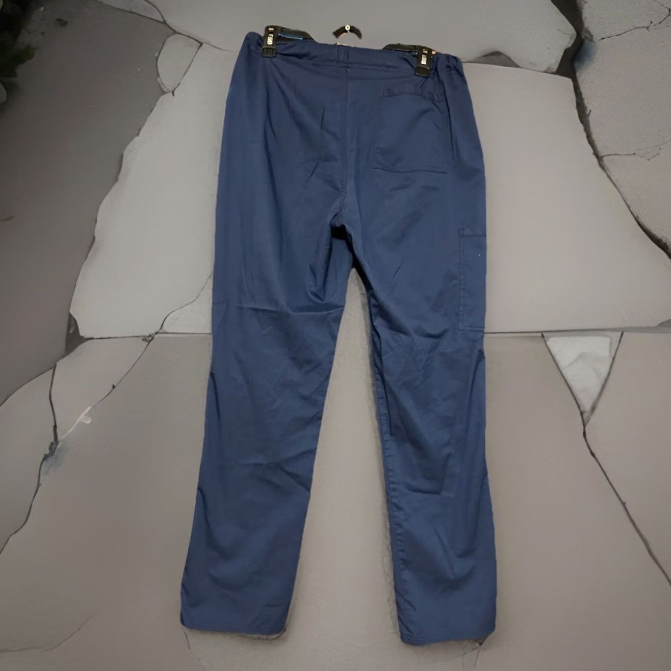 Cherokee Cherokee Scrub Pants Women Medium Navy Drawstrings Style#WW020 Blue Size 32" / US 10 / IT 46 - 5 Thumbnail