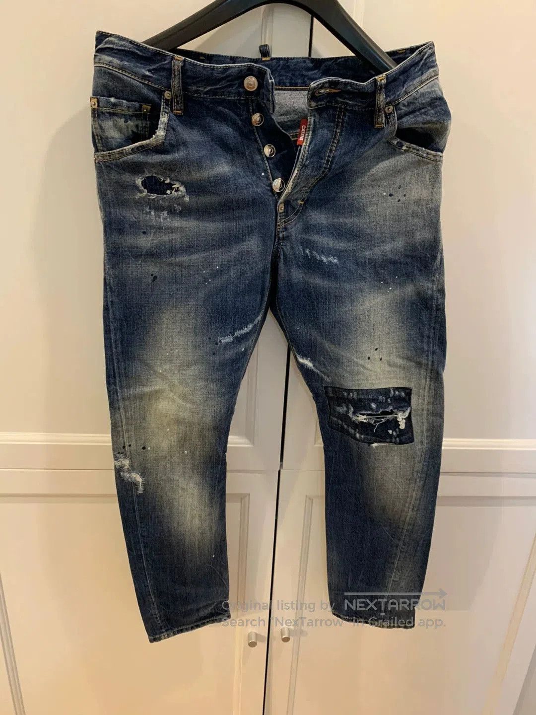 Dsquared2 dsquared2 distressed denim jeans size 44. Size US 44 / EU 60 - 1 Thumbnail