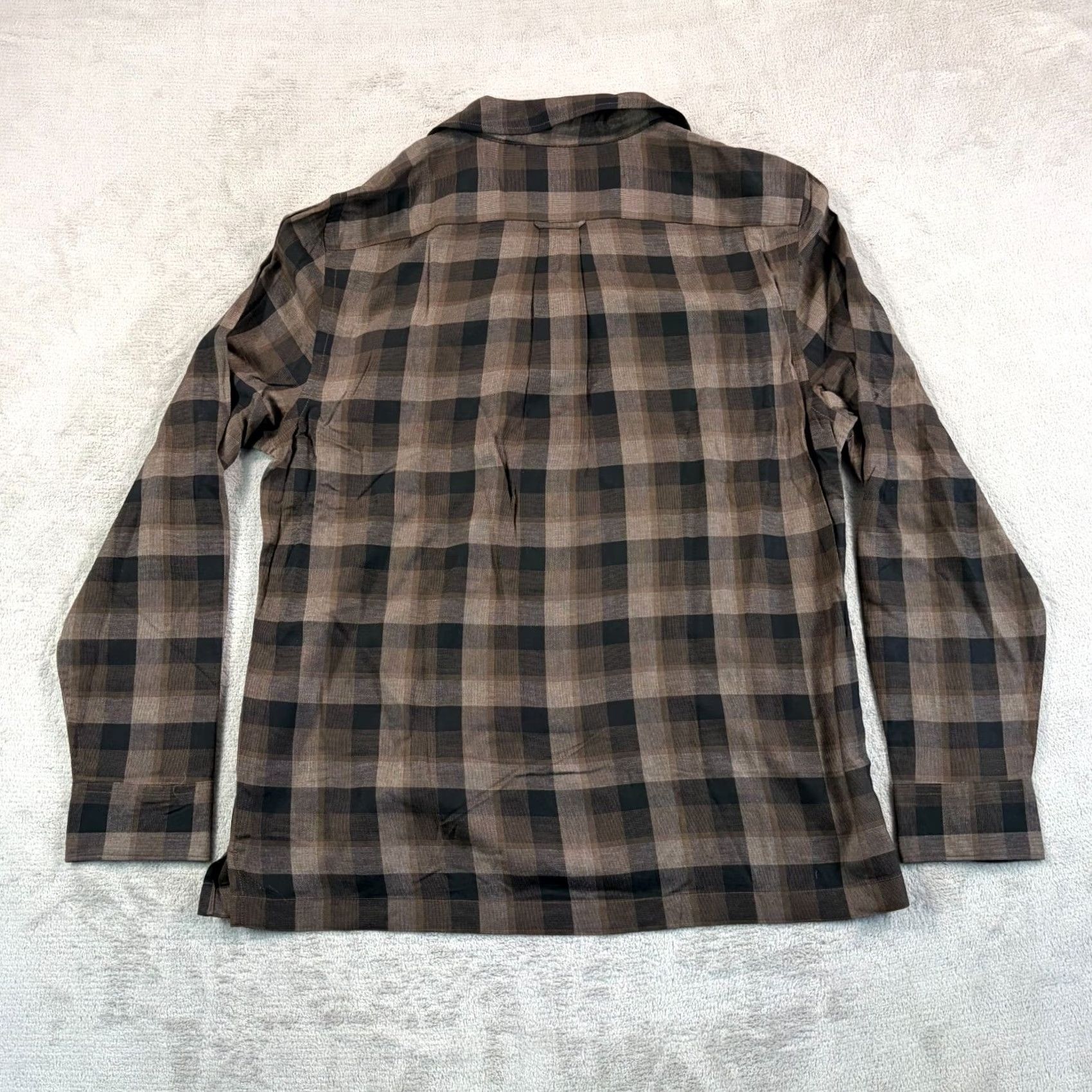 Todd Snyder Todd Snyder Rayon Field Shirt Espresso Bean Mens Large Classic Fit NWT Button-Up Plaid Brown Viscose Size US L / EU 52-54 / 3 - 6 Thumbnail