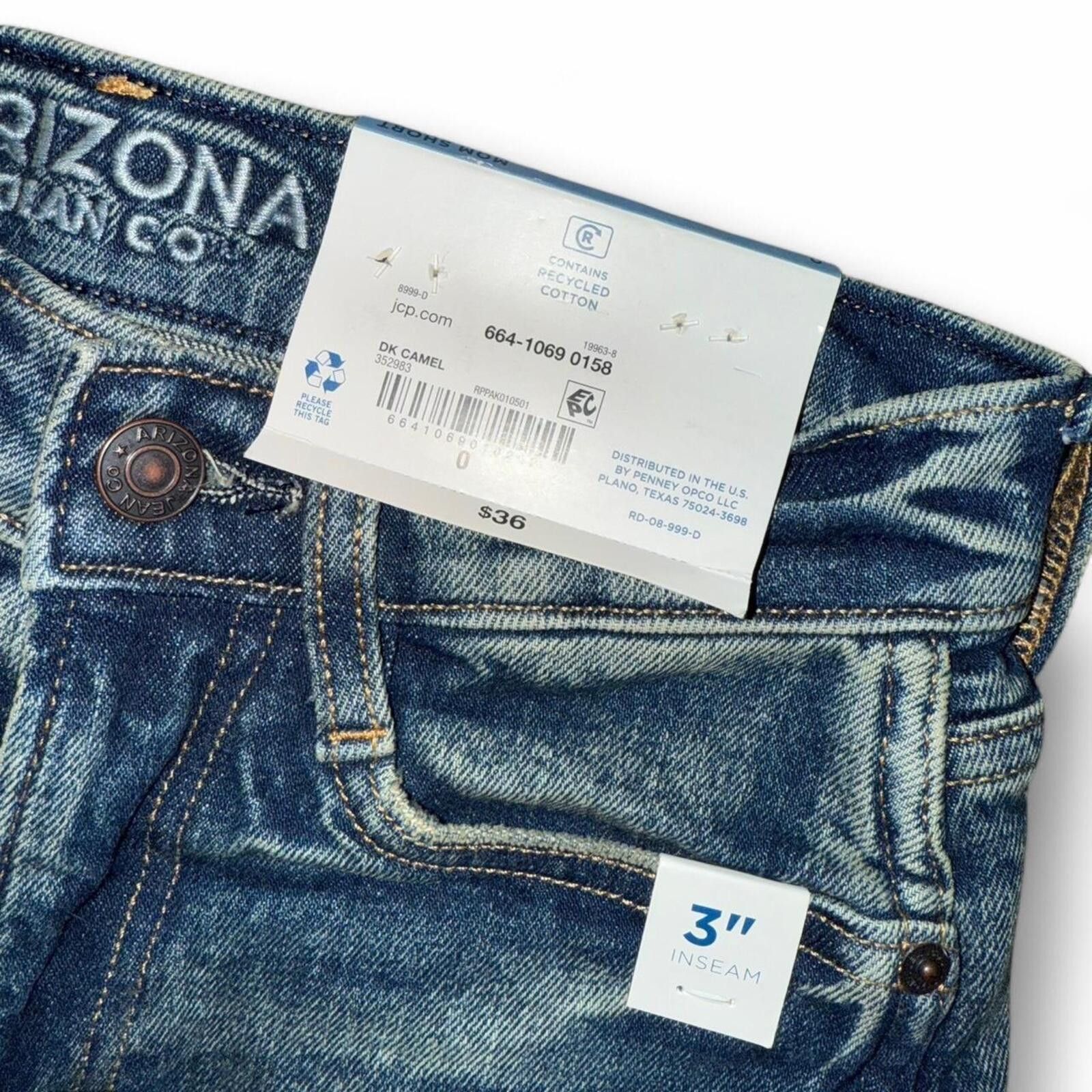Arizona Jean Co. Arizona Women's Denim Navy Shorts Size 25" / US 0 / IT 36 - 2 Thumbnail