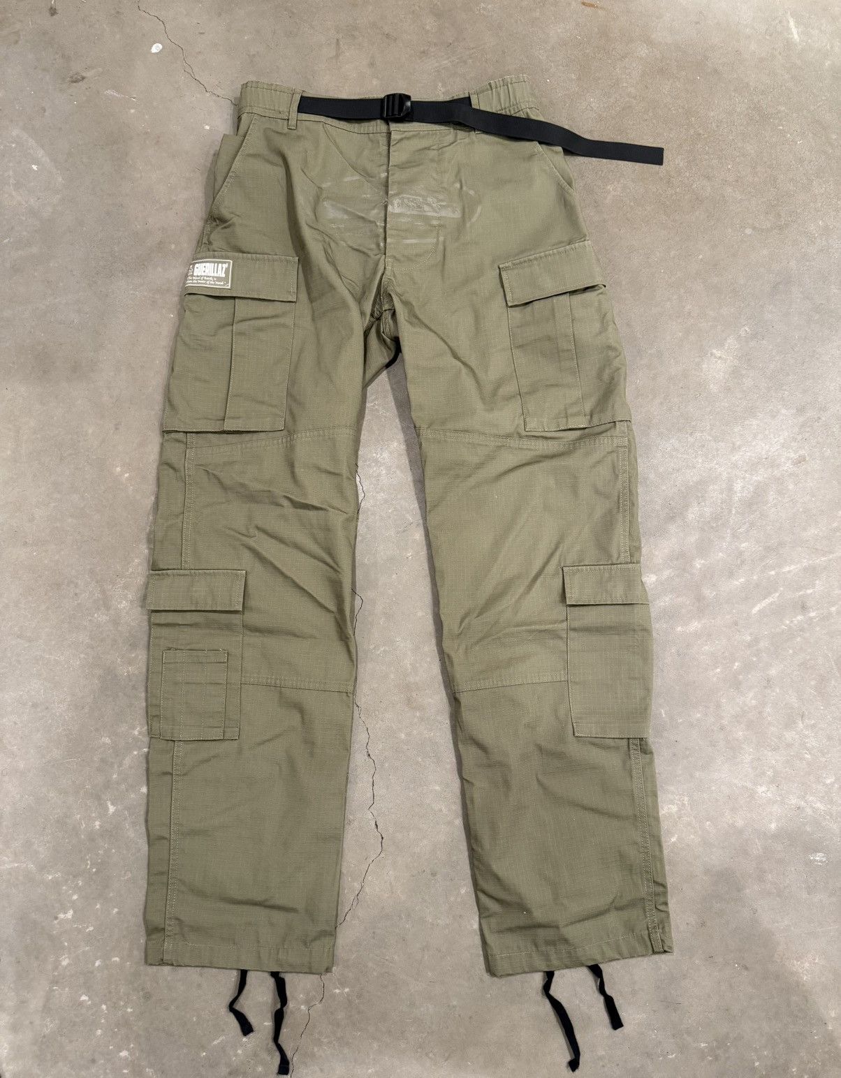 Corteiz Olive Cargo Pants