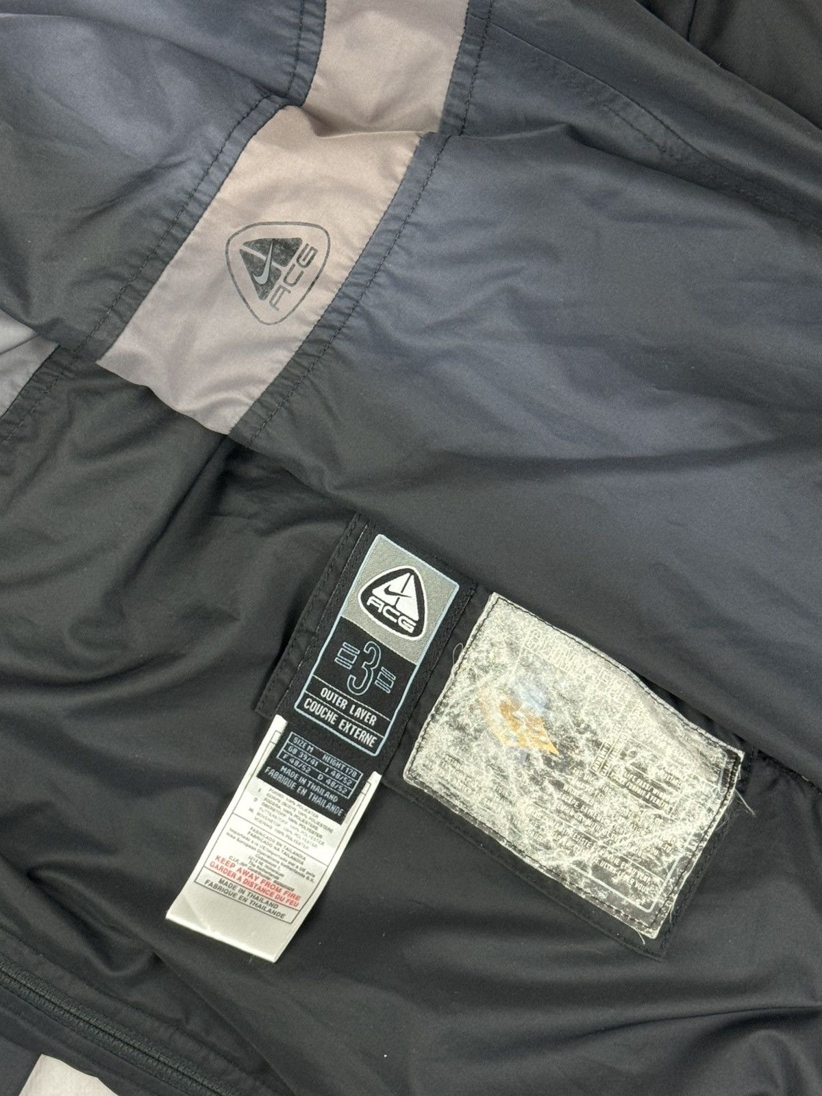Nike × Nike ACG × Vintage NIKE ACG VINTAGE DOUBLE SIDED TEDDY FLEECE / NYLON JACKET Size US M / EU 48-50 / 2 - 14 Thumbnail