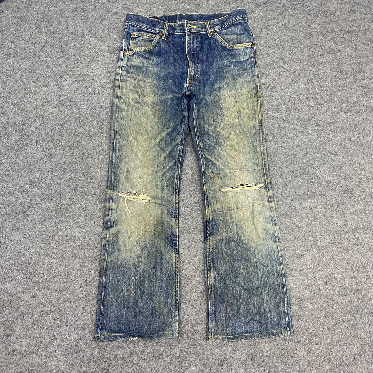 If Six Was Nine 💥Best Offer💥Vintage 90s Lee Riders Distressed Denim Size US 32 / EU 48 - 1 Thumbnail