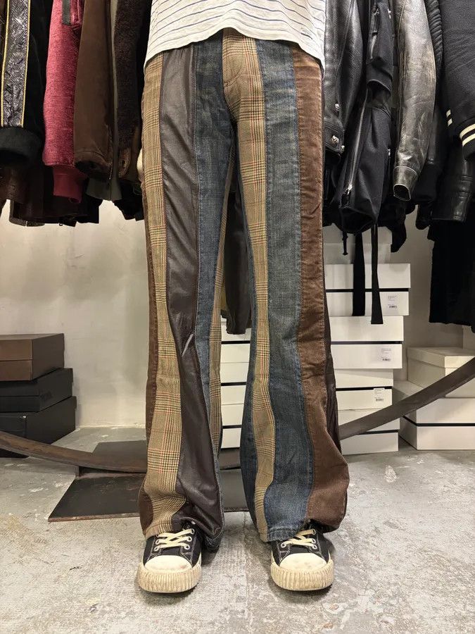 Vintage 2000s Energie Hybrid Materials Pants Size US 30 / EU 46 - 2 Thumbnail