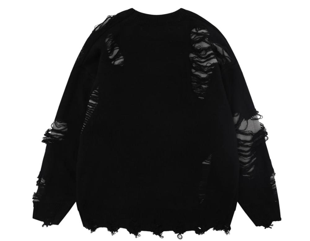 Japanese Brand Hip Hop Sweaters Knitwear Black Size US M / EU 48-50 / 2 - 2 Thumbnail