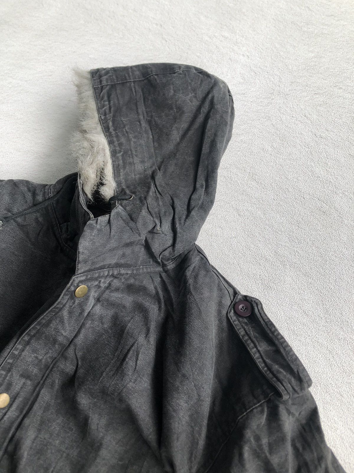 Japanese Brand Fur canvas jacket brunati ❤️‍🔥 Ifsixwasnine LGB style Size US XXL / EU 58 / 5 - 7 Thumbnail