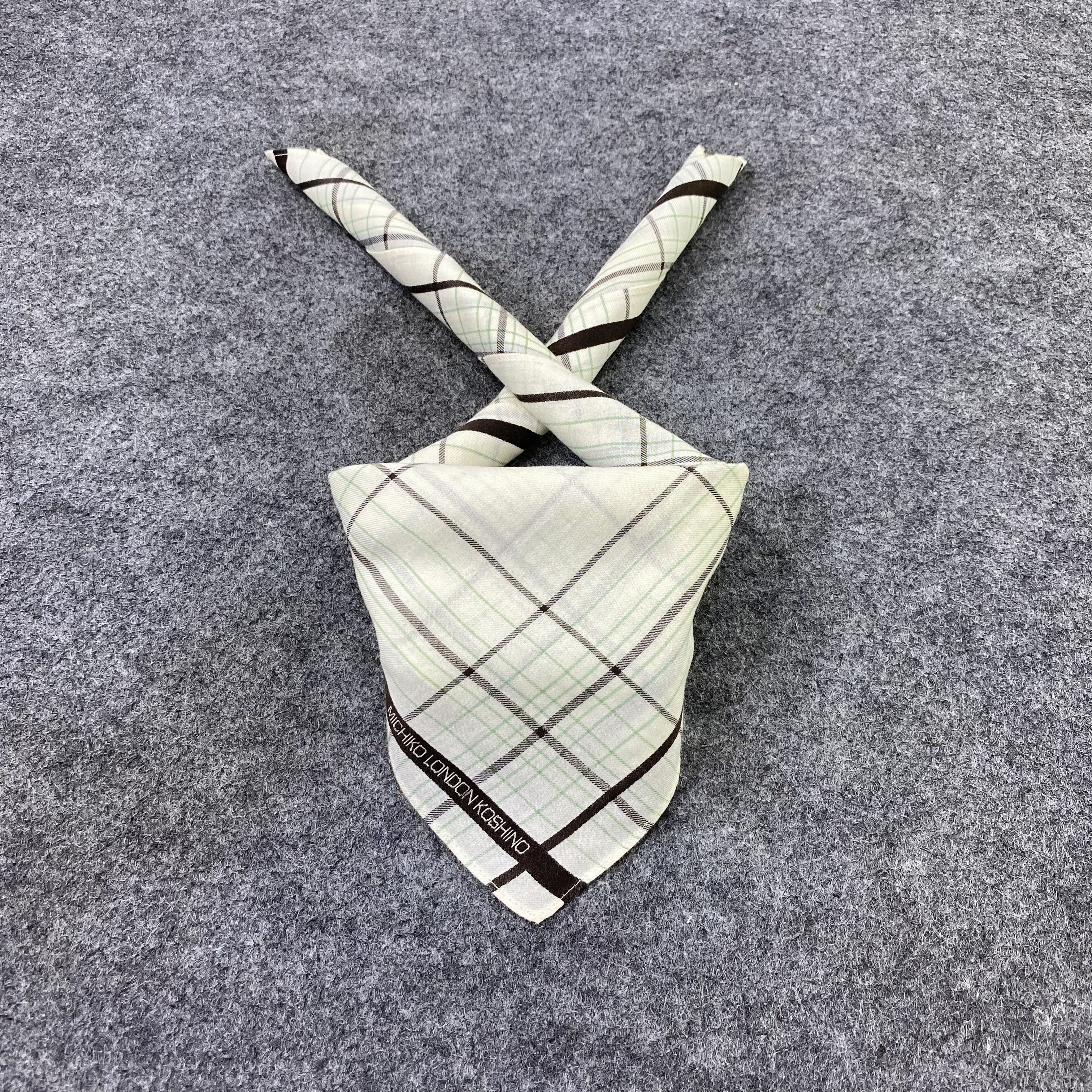 Michiko Koshino London Michiko Koshino Handkerchief Neckerchief Bandana-B2005 Size ONE SIZE - 2 Thumbnail