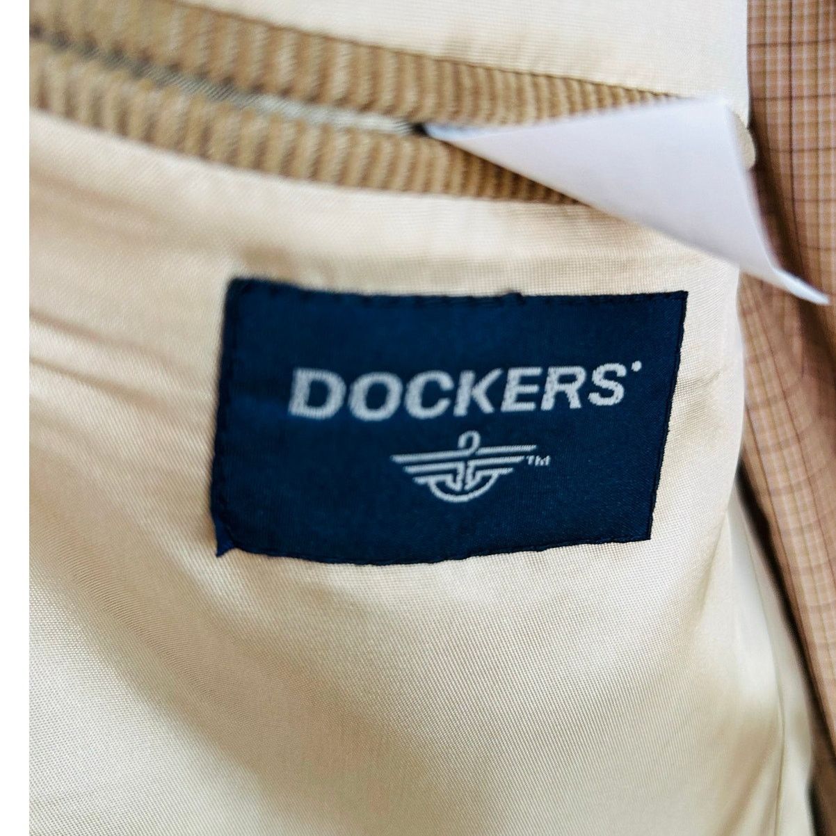 Dockers Dockers Tan Corduroy Blazer Men’s 48L Vintage Classic Jacket Size 48L - 3 Thumbnail