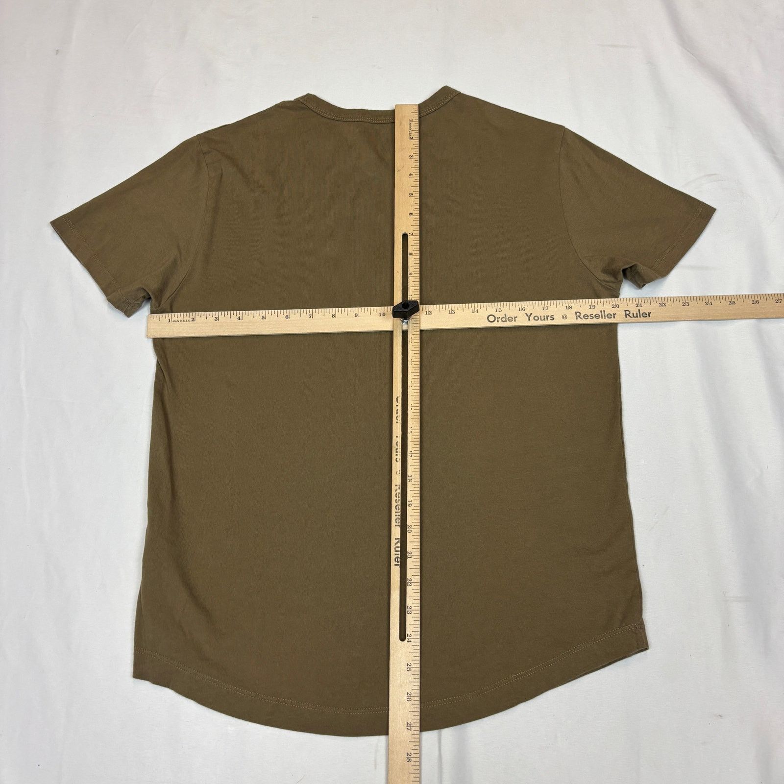 Buck Mason Buck Mason Curved Hem Slub Cotton Short Sleeve T Shirt S Size US S / EU 44-46 / 1 - 3 Thumbnail
