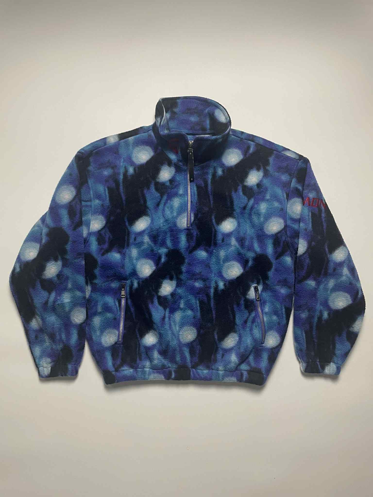 Vintage Vintage Salomon Patterned Fleece Jacket Size US L / EU 52-54 / 3 - 1 Thumbnail