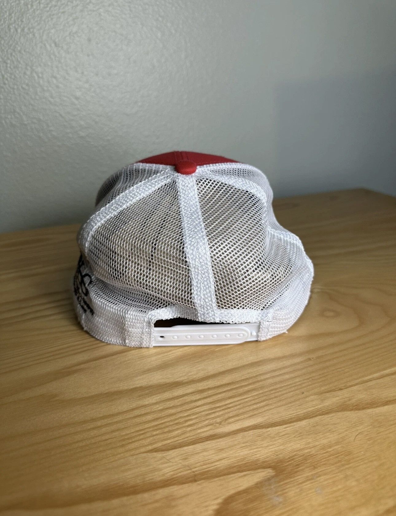 Band Tees × Vintage Todd Wright Tour XXXI Trucker Hat Red White Mesh Golf Cap Size ONE SIZE - 3 Thumbnail