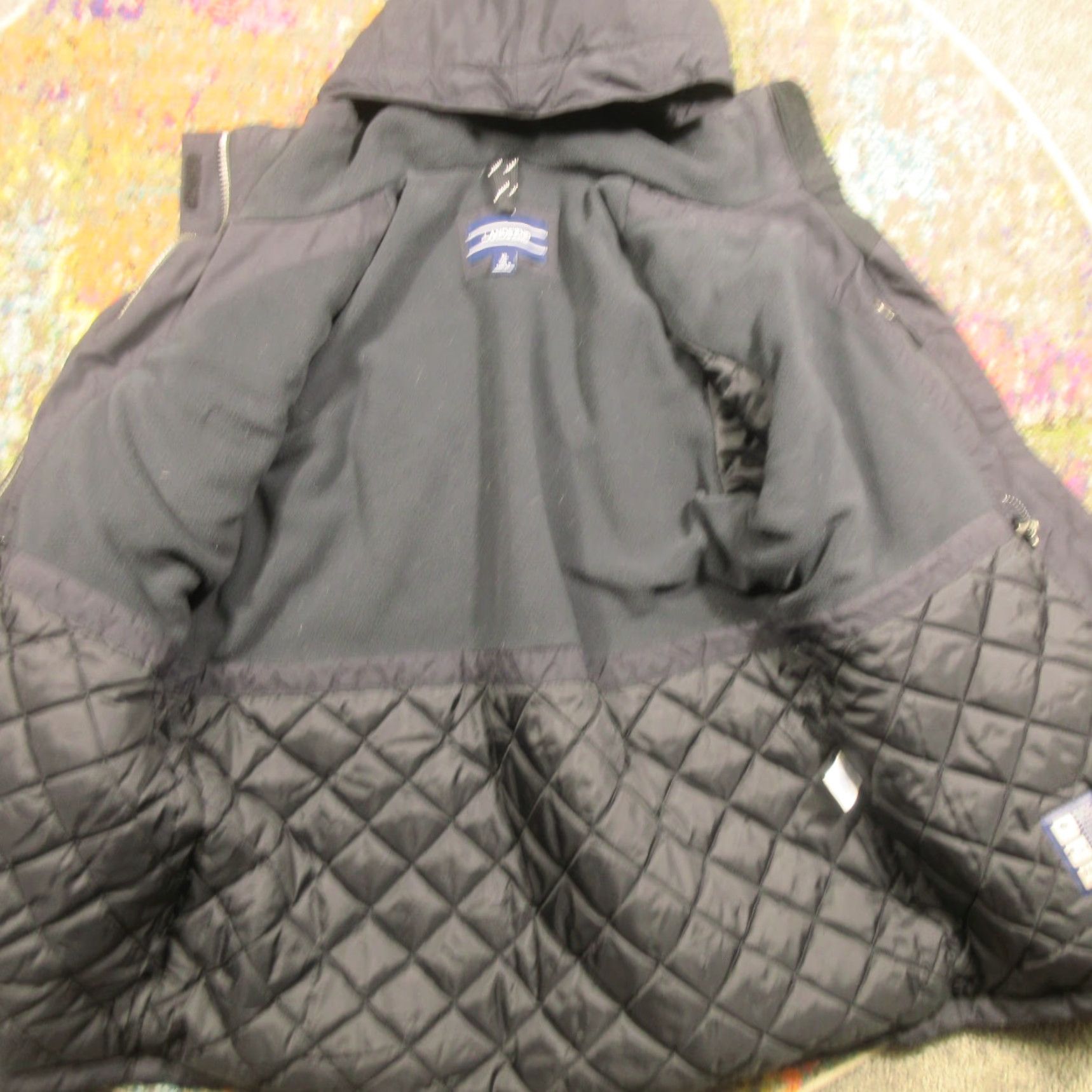 Lands' End VINTAGE Lands' End Squall Jacket Womens XL 18 Black Breathable Waterproof Removable Hood Size XXL / US 16-18 / IT 52-54 - 5 Thumbnail