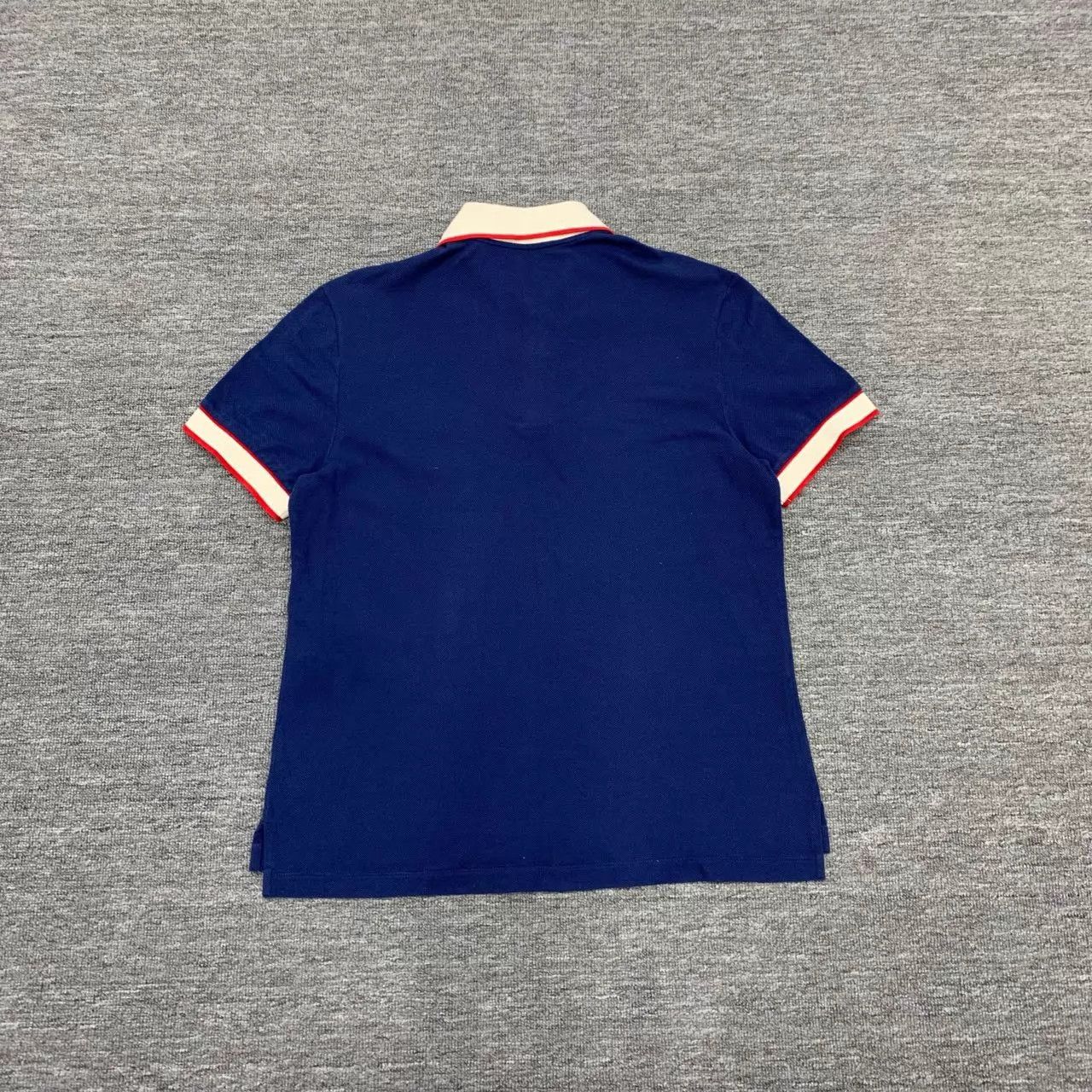 Gucci Gucci Navy Blue Short-Sleeve Polo Shirt L 95 New Size US L / EU 52-54 / 3 - 2 Thumbnail