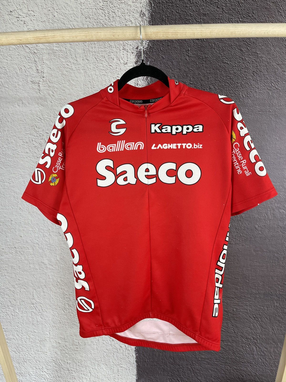 Kappa SAECO CANNONDALE KAPPA CYCLING SHIRT JERSEY MAGLIA TRIKOT Size US XL / EU 56 / 4 - 2 Thumbnail