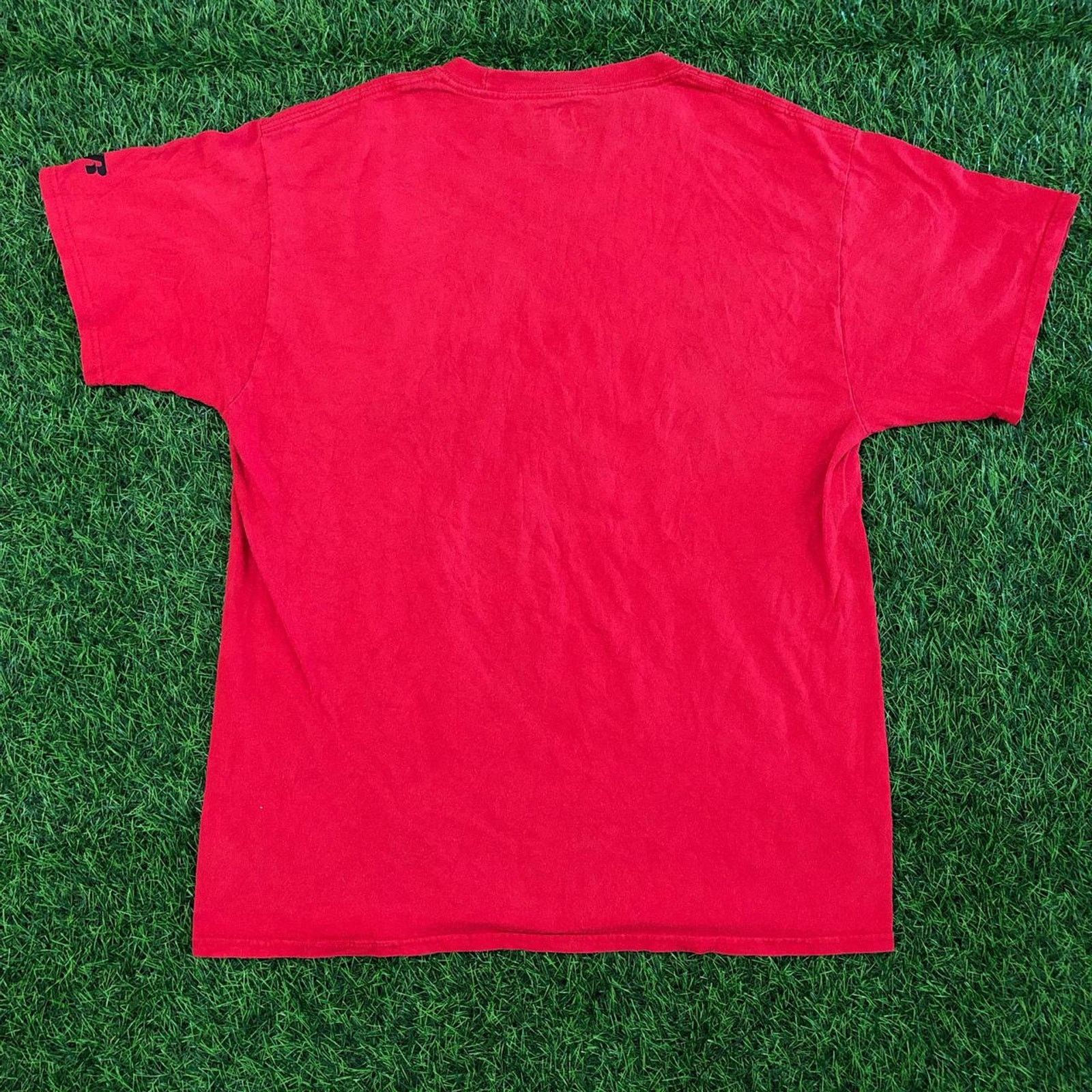 Russell Athletic Mens Red Ram Graphic Tee Size US M / EU 48-50 / 2 - 2 Thumbnail