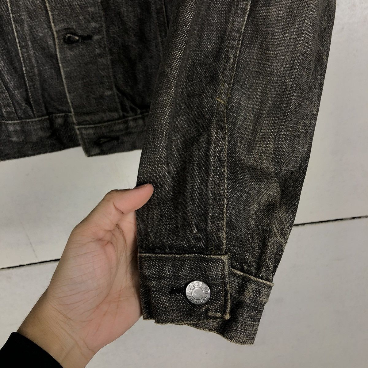 Helmut Lang 🔥VINTAGE HELMUT LANG CLASSIC DENIM TRUCKER JACKET BIKER Size US M / EU 48-50 / 2 - 17 Thumbnail