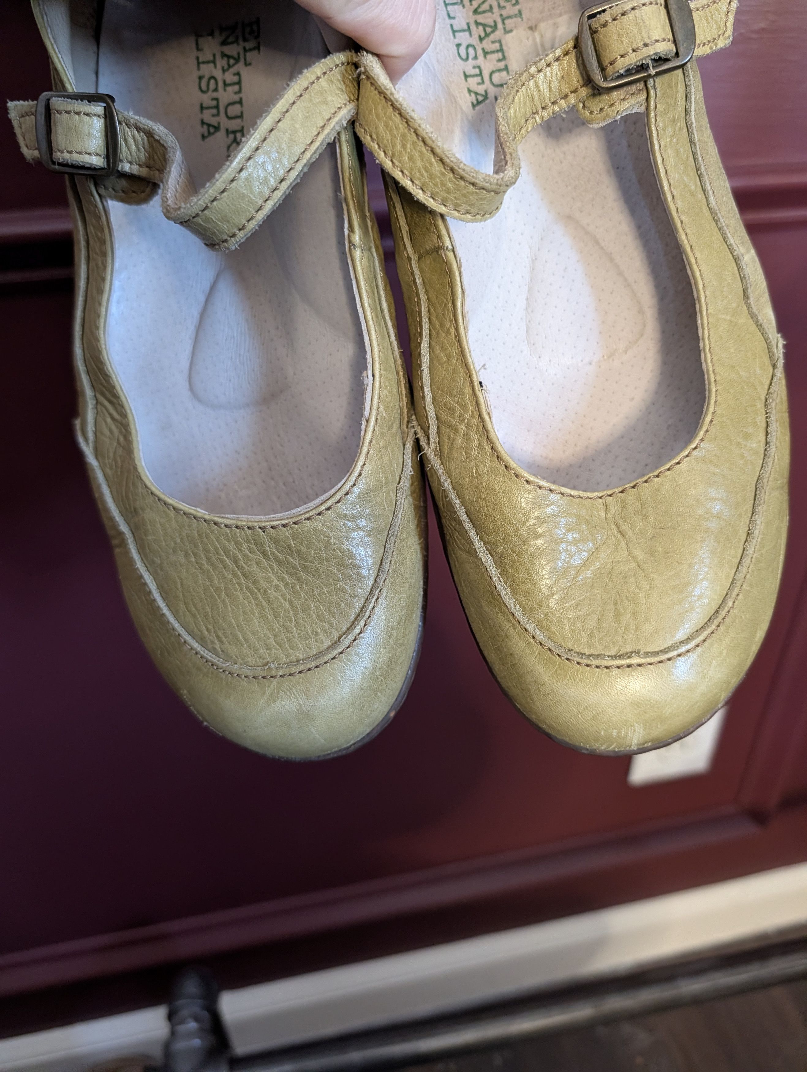 Other EL NATURALISTA Green leather frog Mary Janes 42 Size US 11.5 / IT 41.5 - 6 Thumbnail