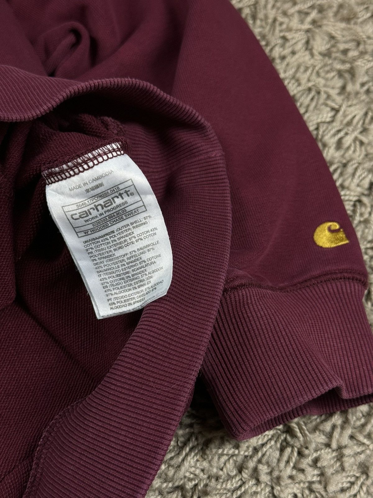 Carhartt Hoodie Carhartt Sweat y2k original casual skate item Size US S / EU 44-46 / 1 - 3 Thumbnail