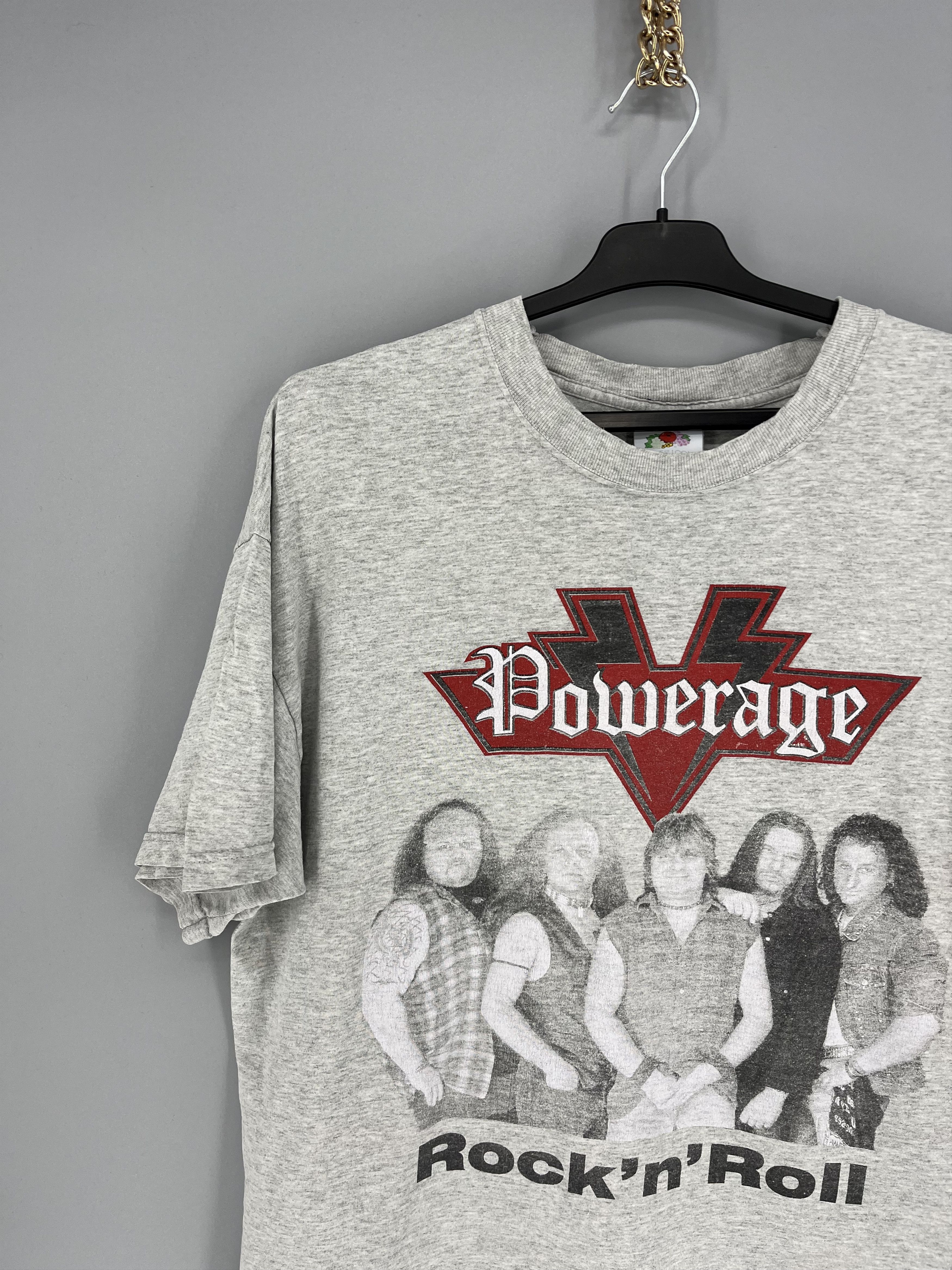 Band Tees Vintage 90s AC/DC Powerage Tshirt Big Logo Band Tee Size US XL / EU 56 / 4 - 4 Thumbnail