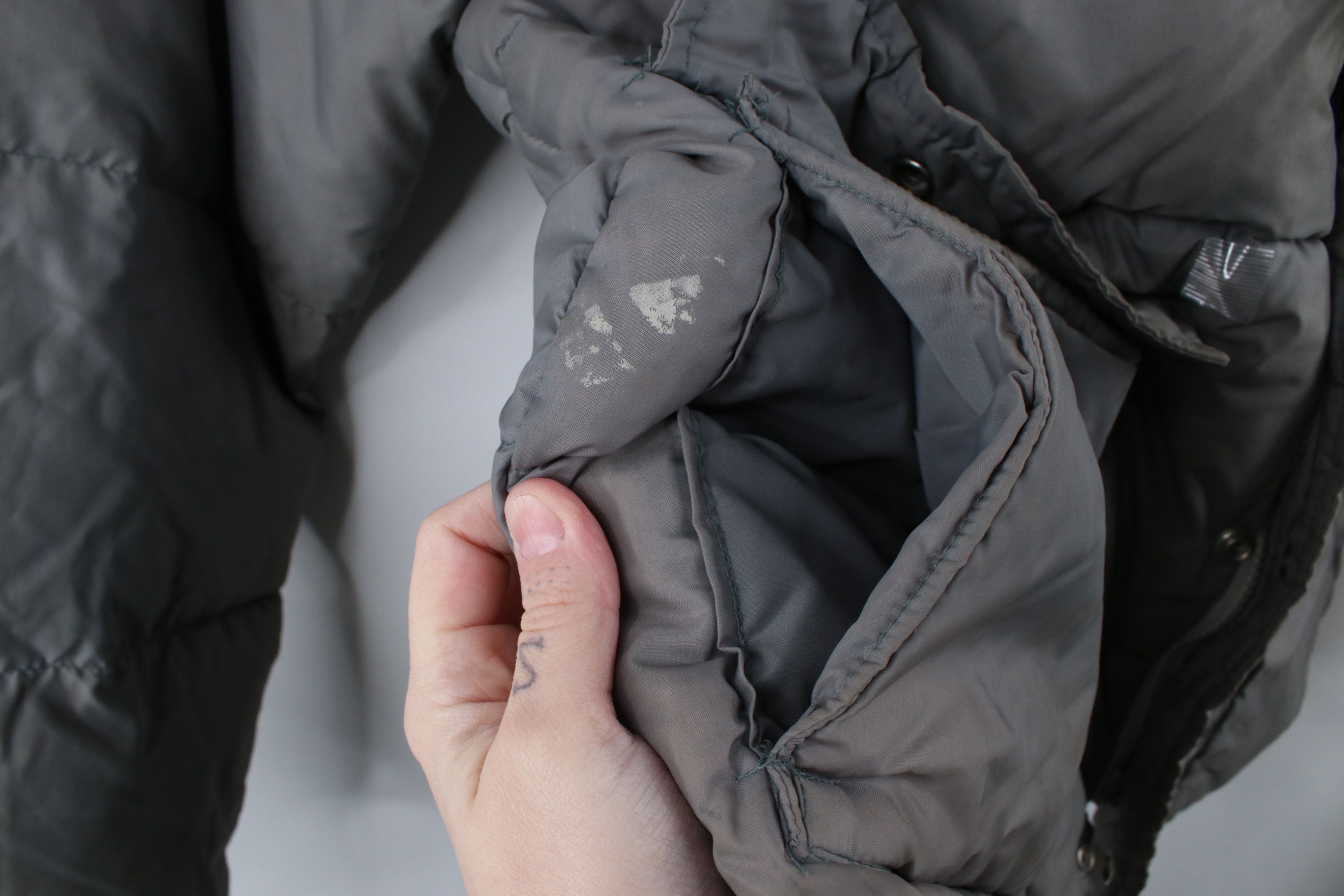 Vintage Vintage 70s Streetwear Duck Down Winter Puffer Jacket Gray Size US L / EU 52-54 / 3 - 9 Thumbnail