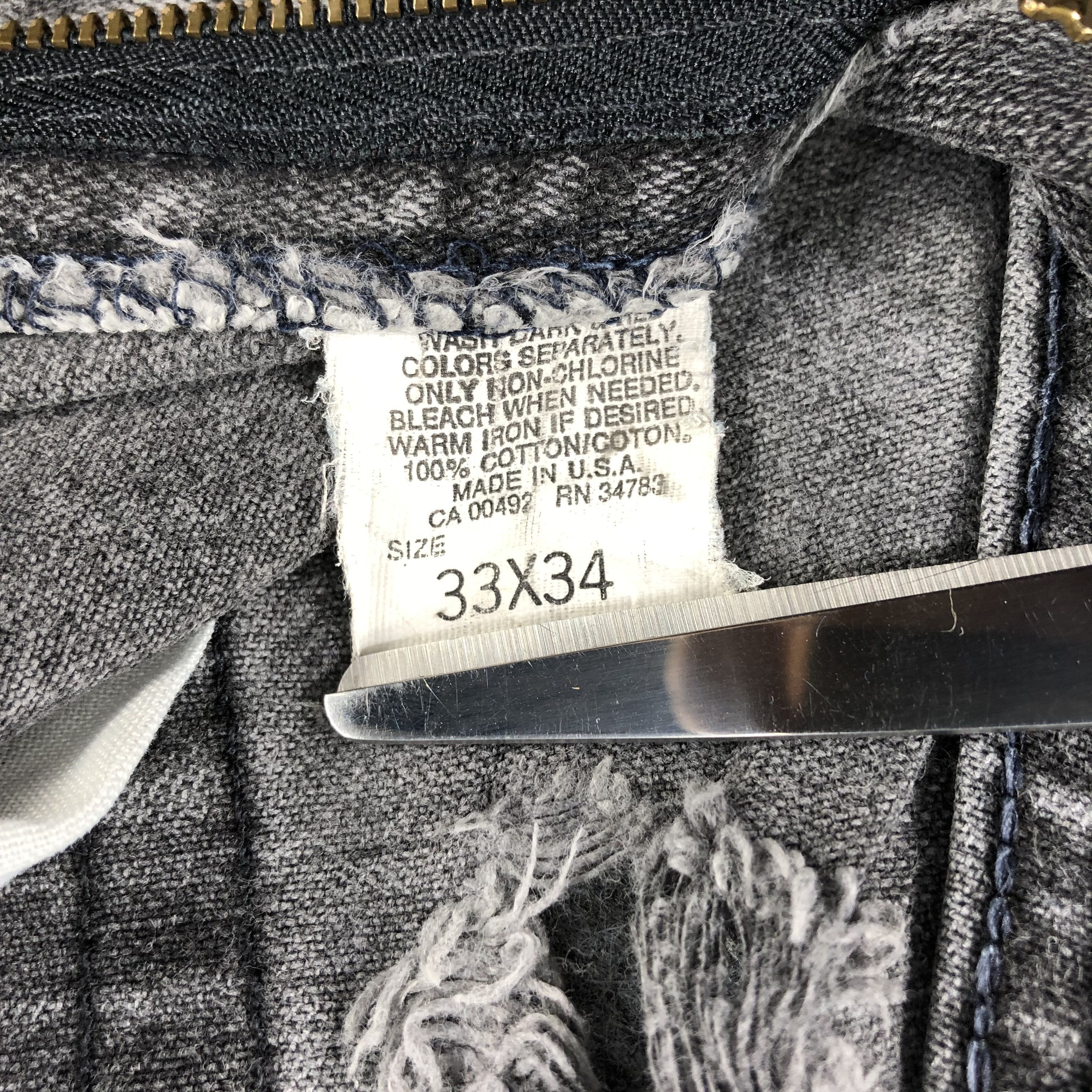 Lee Vintage Faded Black Lee Jeans-J2451 Size US 31 - 12 Thumbnail