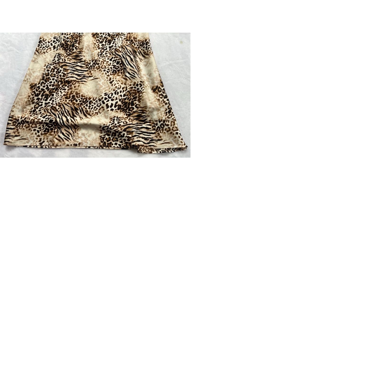 Incu NWT INC Leopard Print Nightgown Lace Gown Sleeveless V-Neck Size S Multicolor Size ONE SIZE - 9 Thumbnail