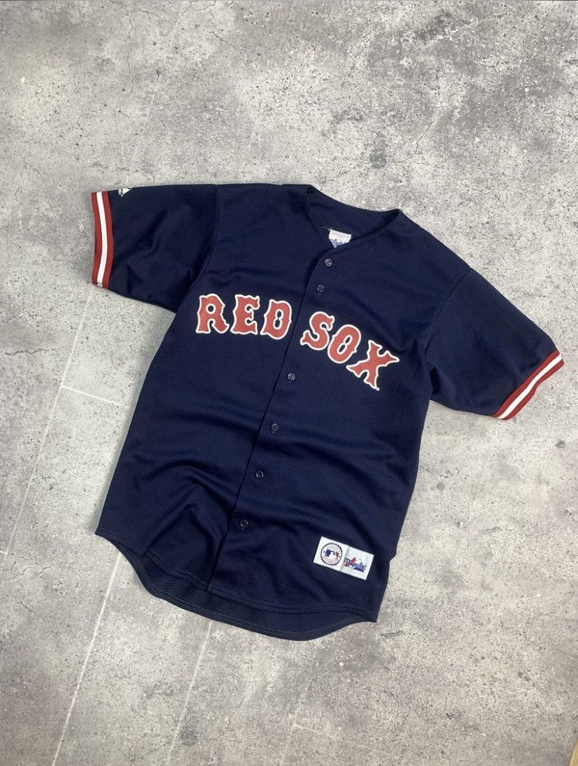 Vintage Majestik Vintage Boston Red Sox Ramirez 24 Red Jersey Tee Size US M / EU 48-50 / 2 - 6 Thumbnail
