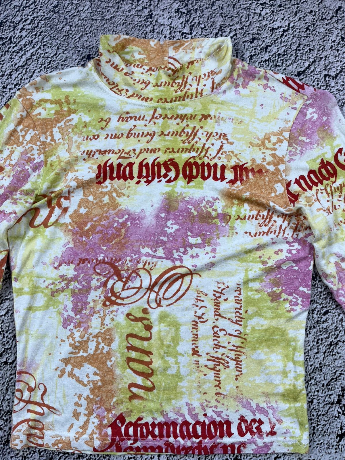 Vintage Vintage Style 3/4 Printed Top Size S / US 4 / IT 40 - 4 Thumbnail