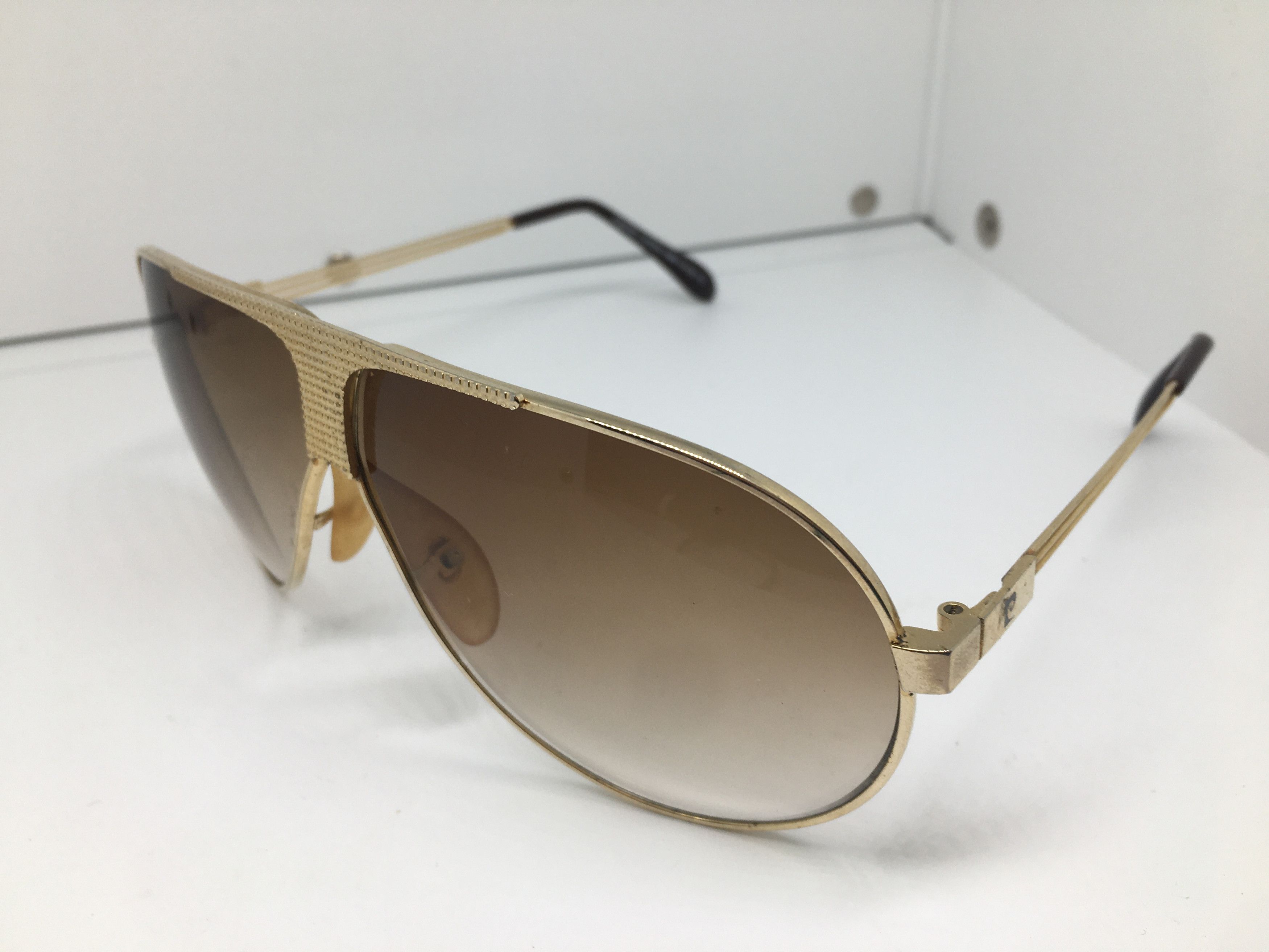 Pierre Cardin Vintage Pierre Cardin Gold Aviator Sunglasses Frame Pilot Size ONE SIZE - 3 Thumbnail