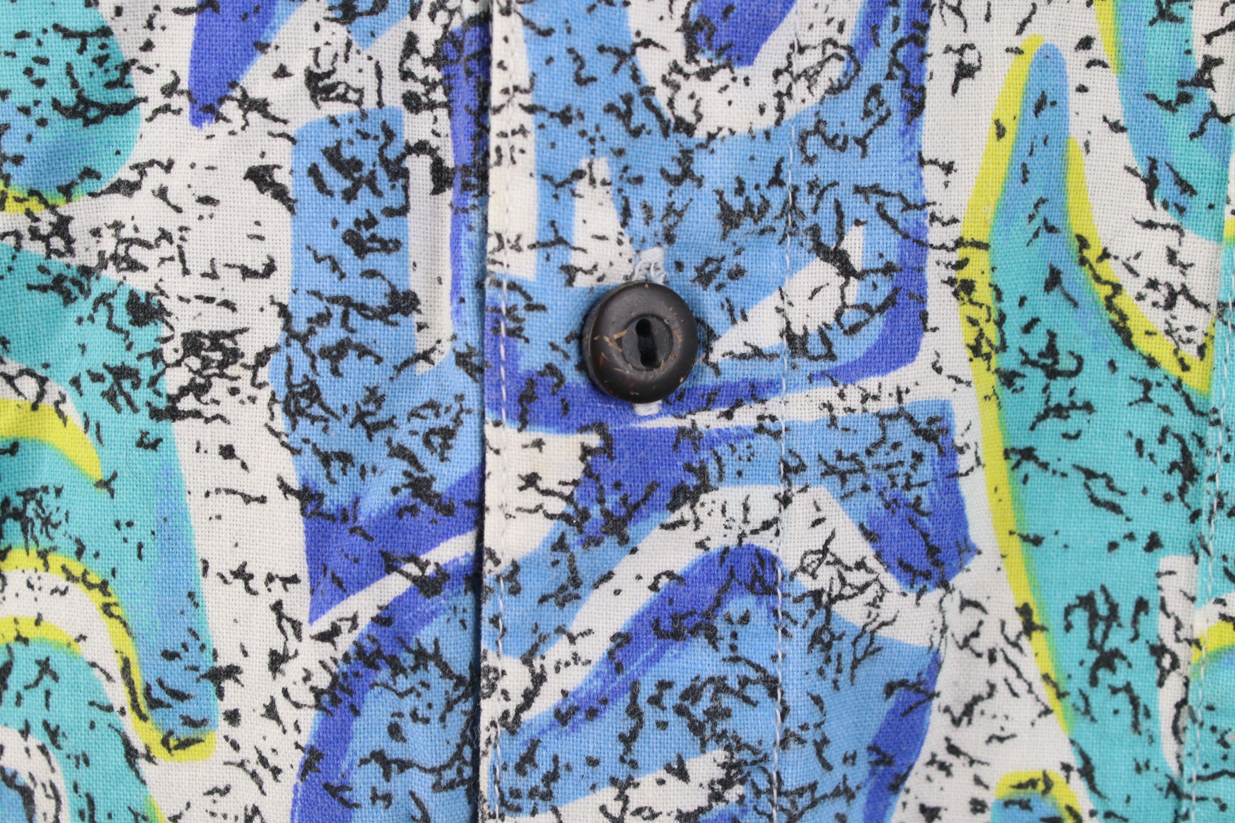 Vintage Vintage 80s 90s Streetwear Surfing Surf Beach Button Shirt Size US L / EU 52-54 / 3 - 5 Thumbnail