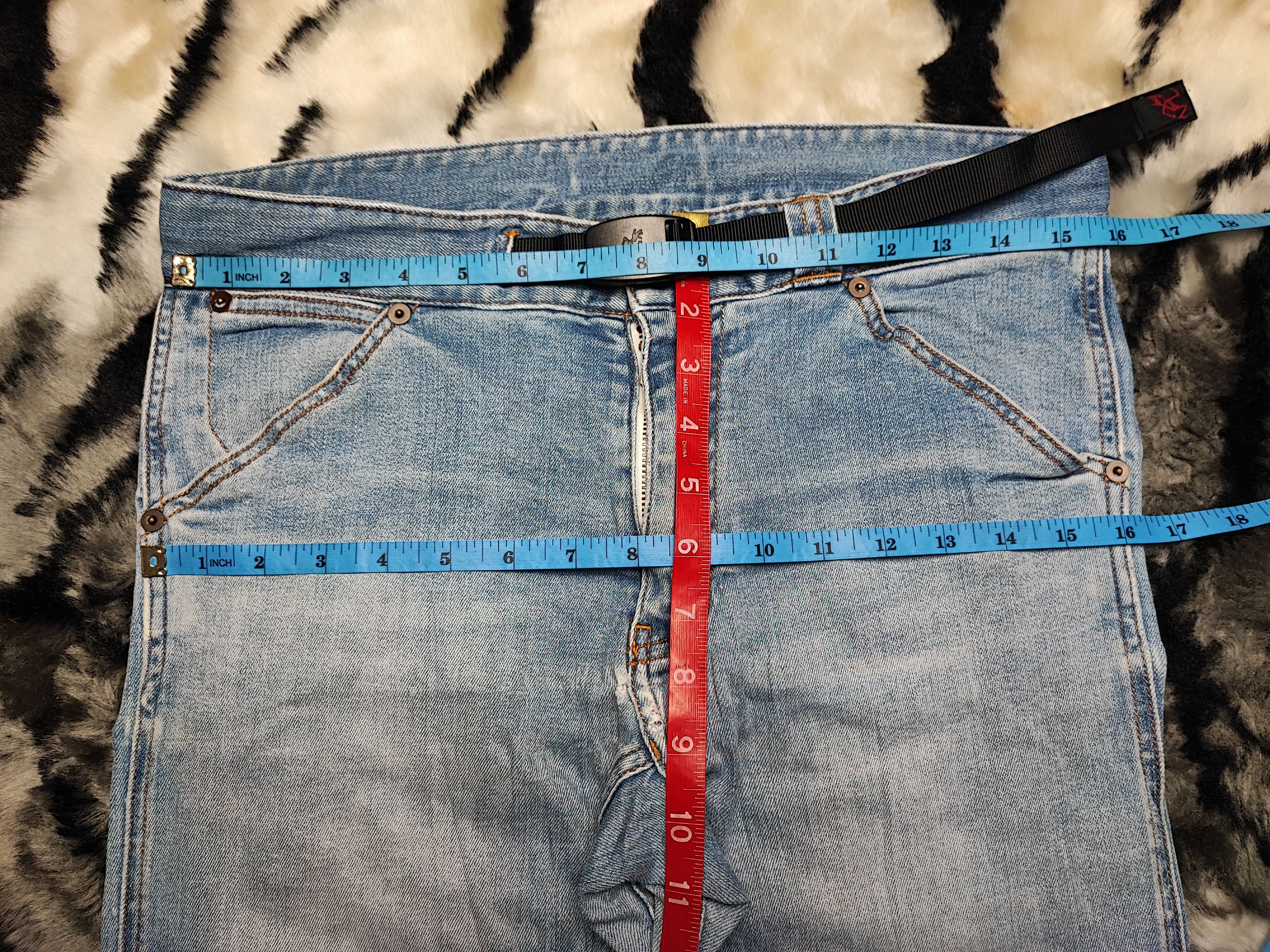 Gramicci Skinny Distressed Denim by Gramicci Size US 31 - 23 Thumbnail